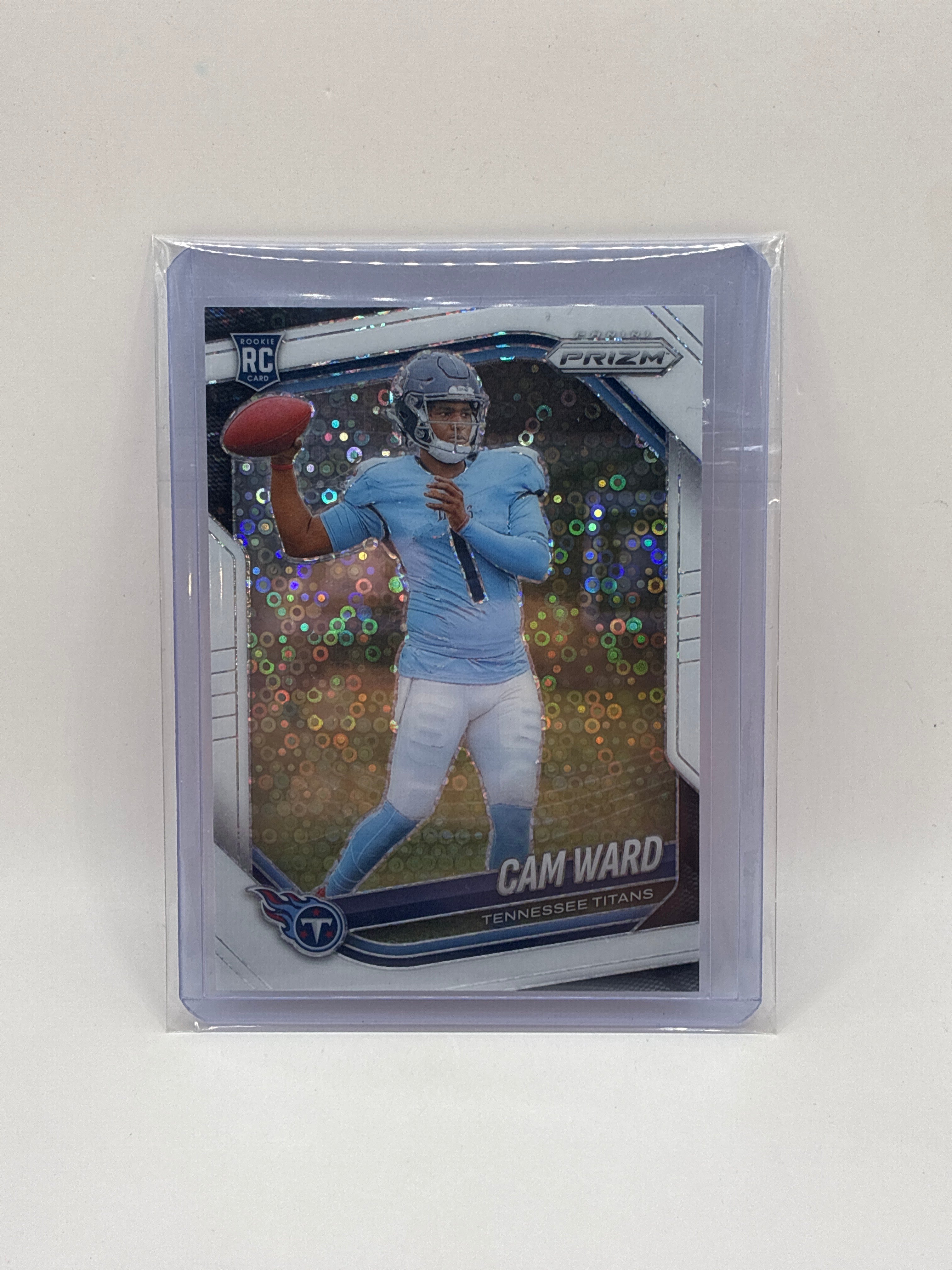 2025 Panini Prizm Rookies Cam Ward White Disco Prizm