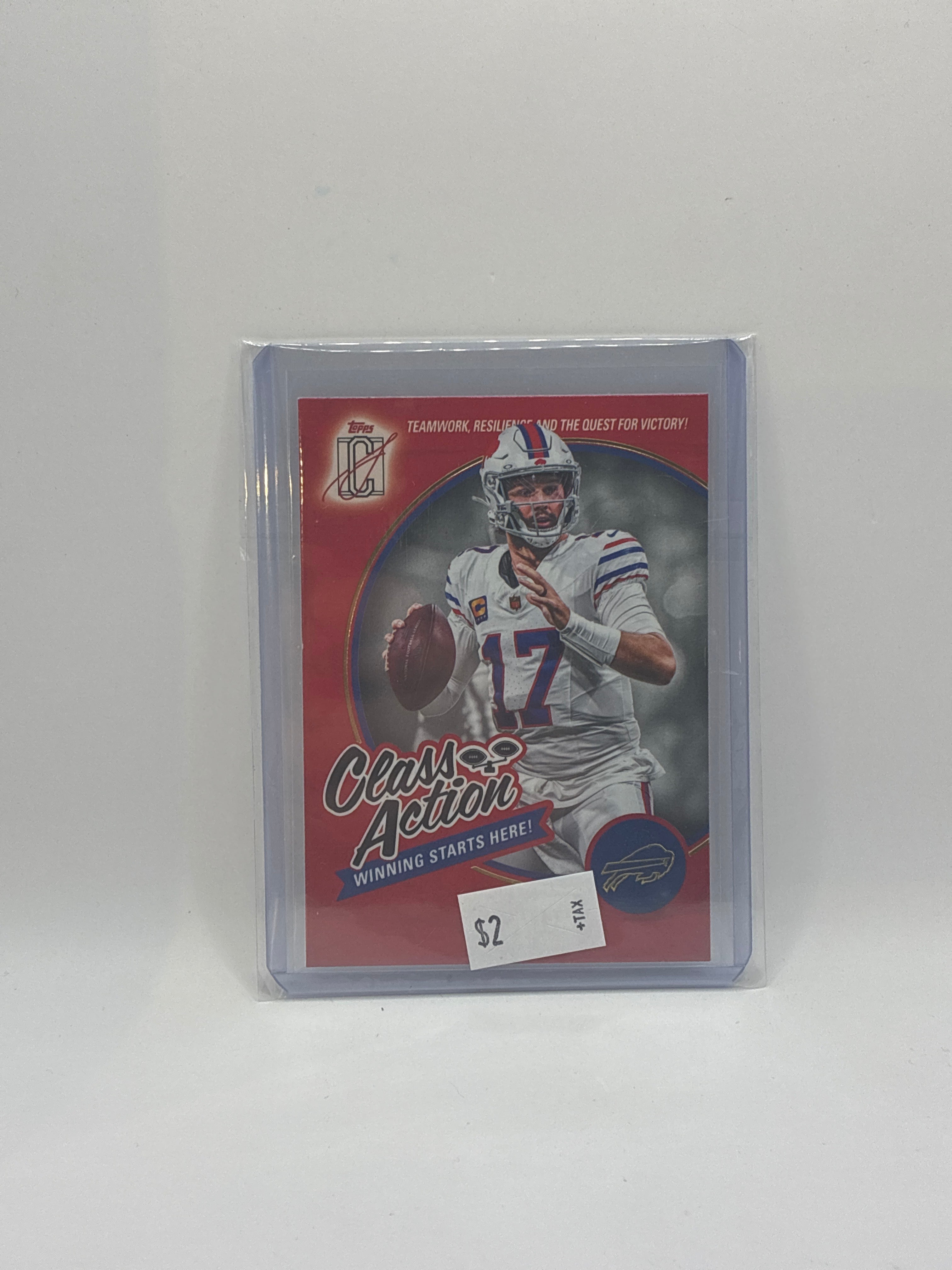 2025 Topps Signature Class Josh Allen Class Action