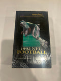 1992 Score Pinnacle football box