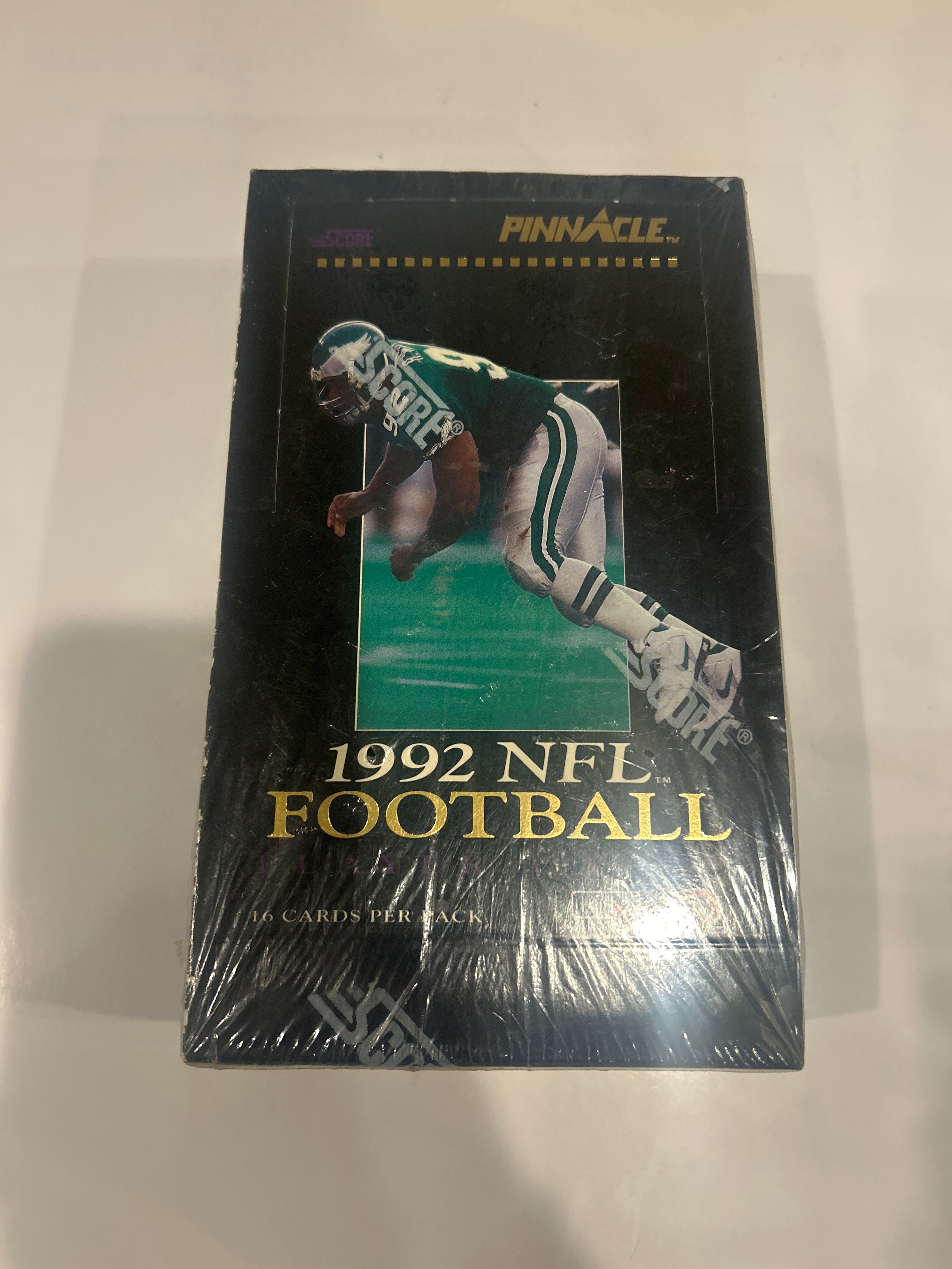 1992 Score Pinnacle football box