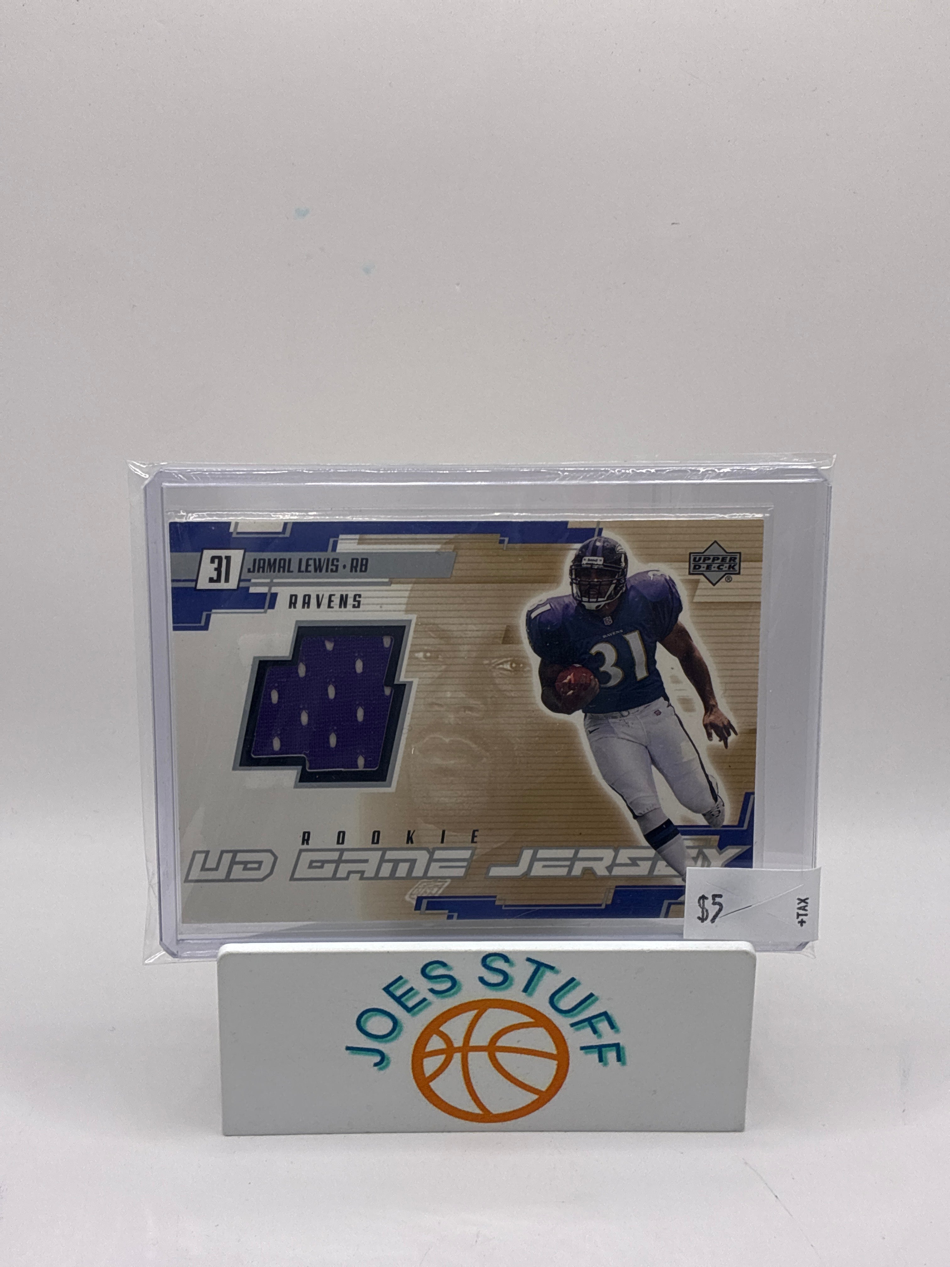 2000 Upper Deck Ud Game Jersey Jamal Lewis #JL