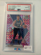 2019 mosaic Luka Doncic pink camo PSA10