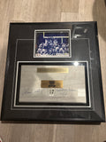 Adam Vinatieri Framed Autograph Seat