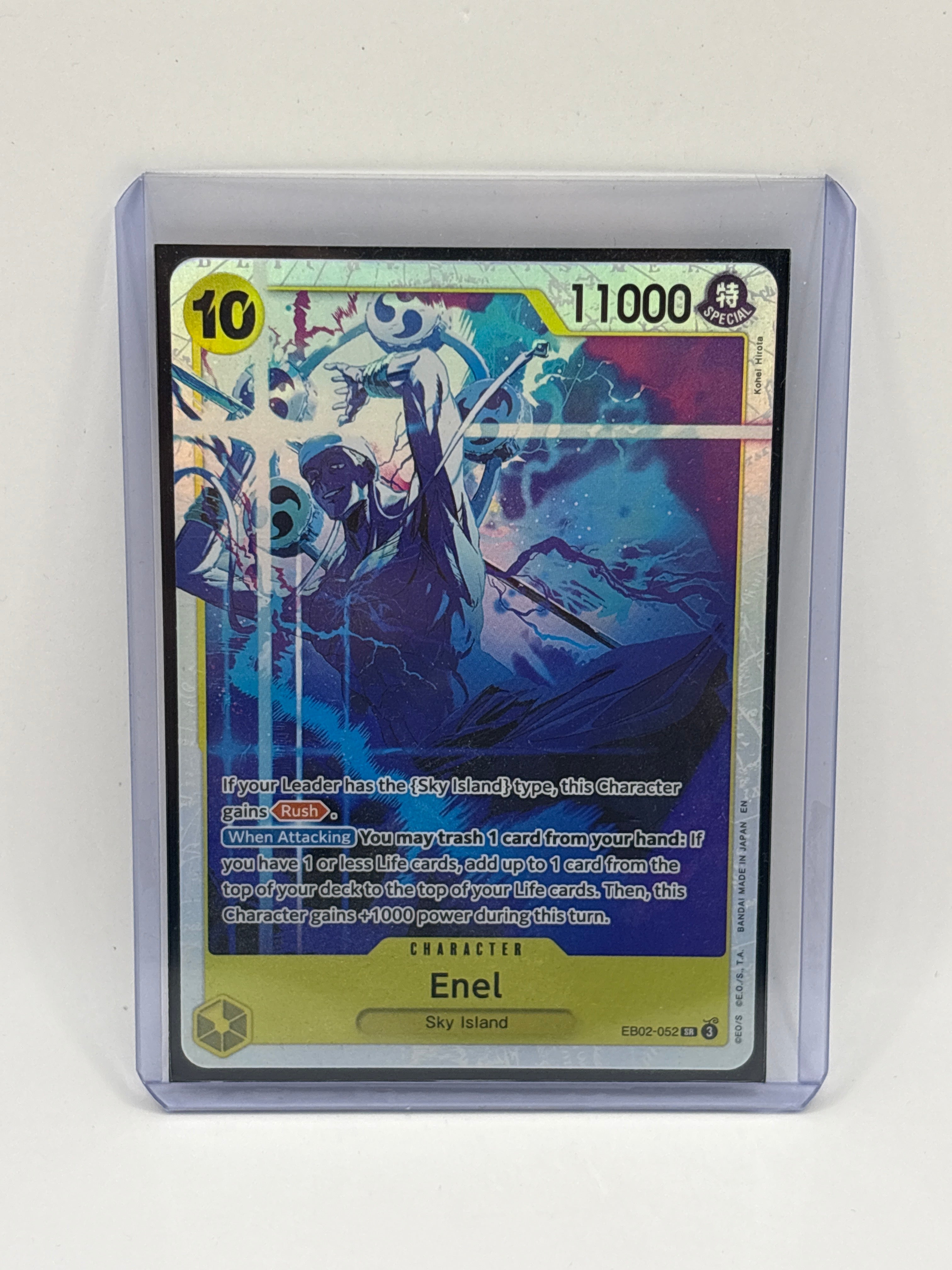 2025 One Piece EB02 Anime 25th Collection #052 Enel English SR NM