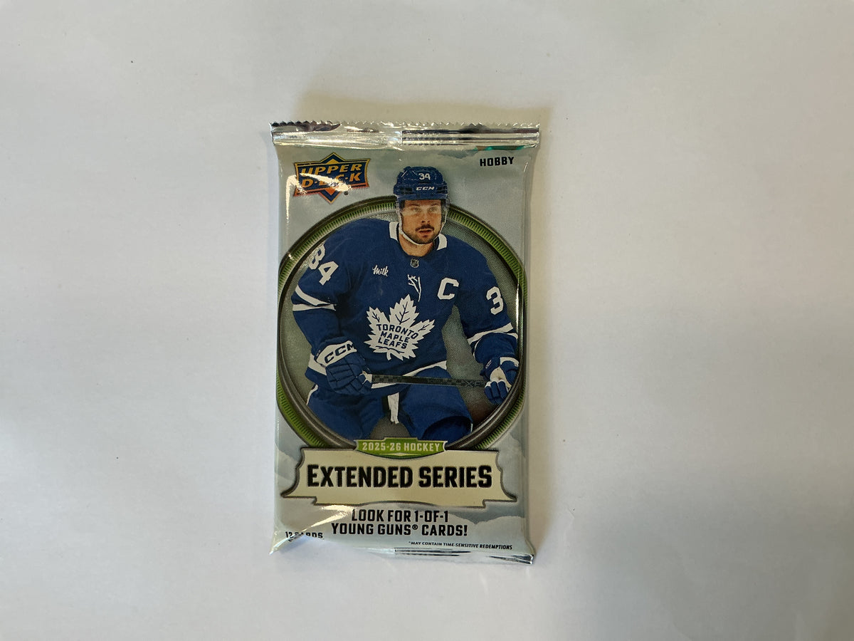 2025-26 Upper Deck Hockey Extended Series Pack