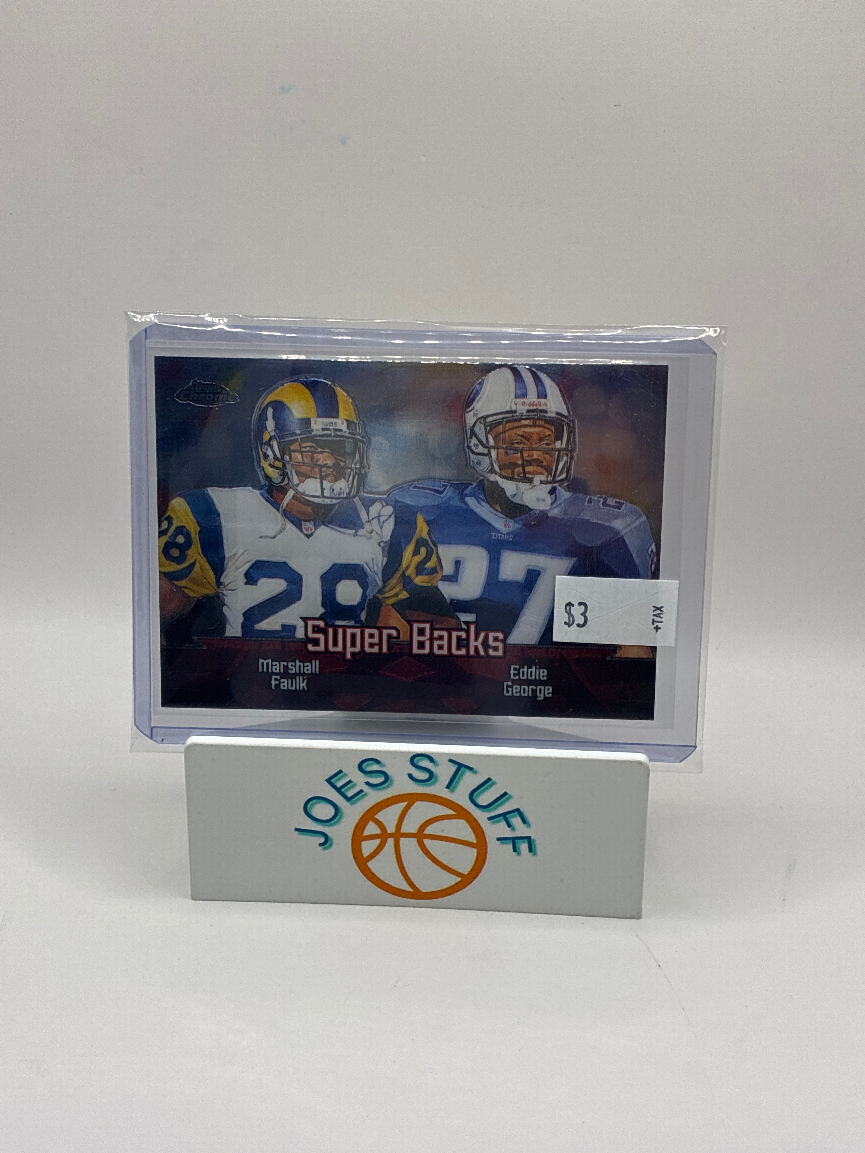 2000 Topps Chrome Combos Marshall Faulk, Eddie George #TC8