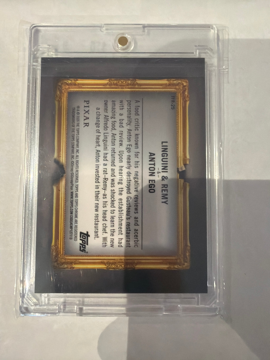 2026 Pixar Topps Linguini&remy&Anton 45/50