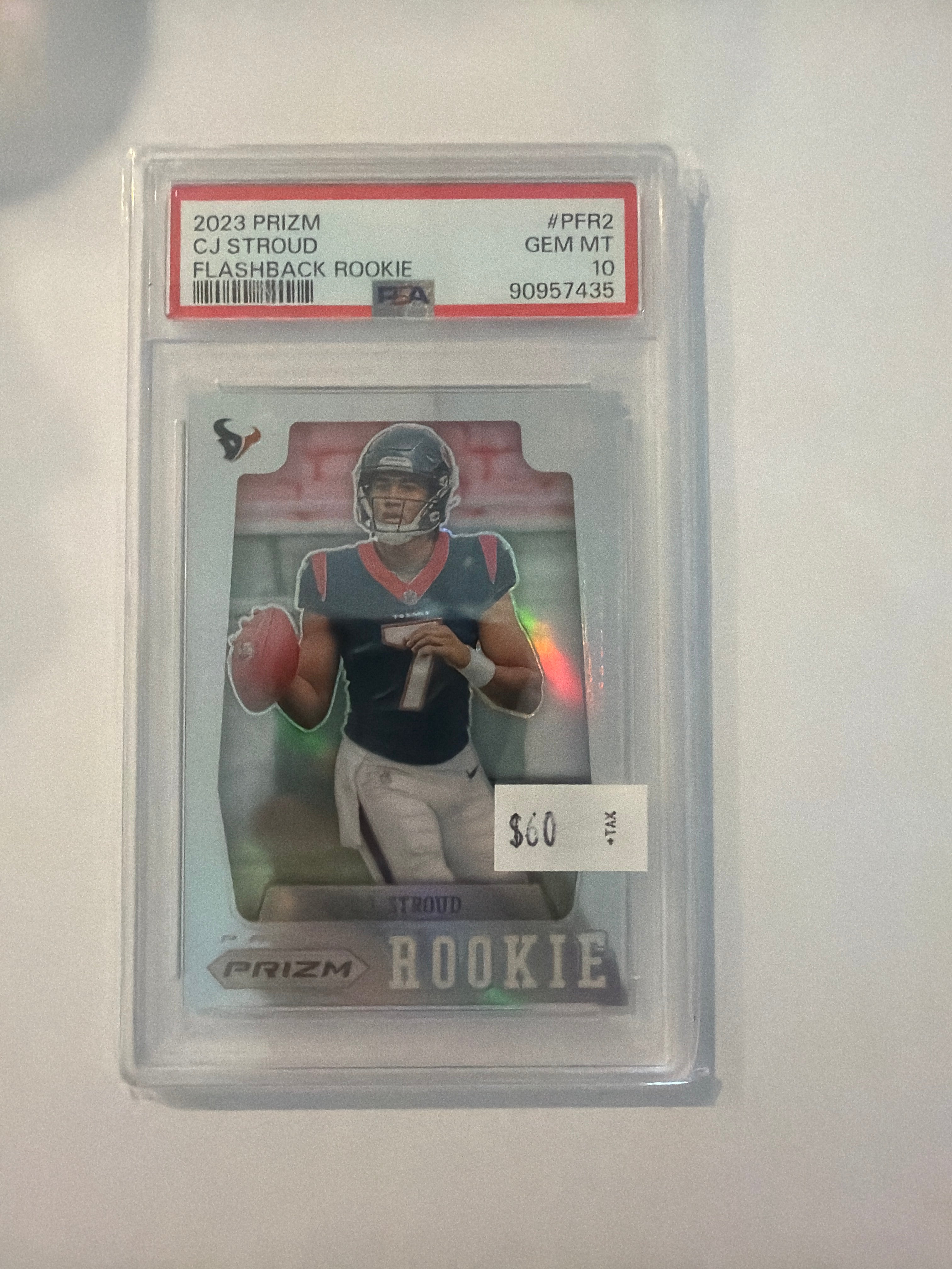 2023 Prizm CJ Stroud flashback rookie PSA10