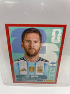 Lionel Messi FIFA Red Border Sticker
