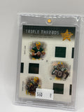 2003 Rookies & Stars Farve/Driver/Green Triple Threads 32/100