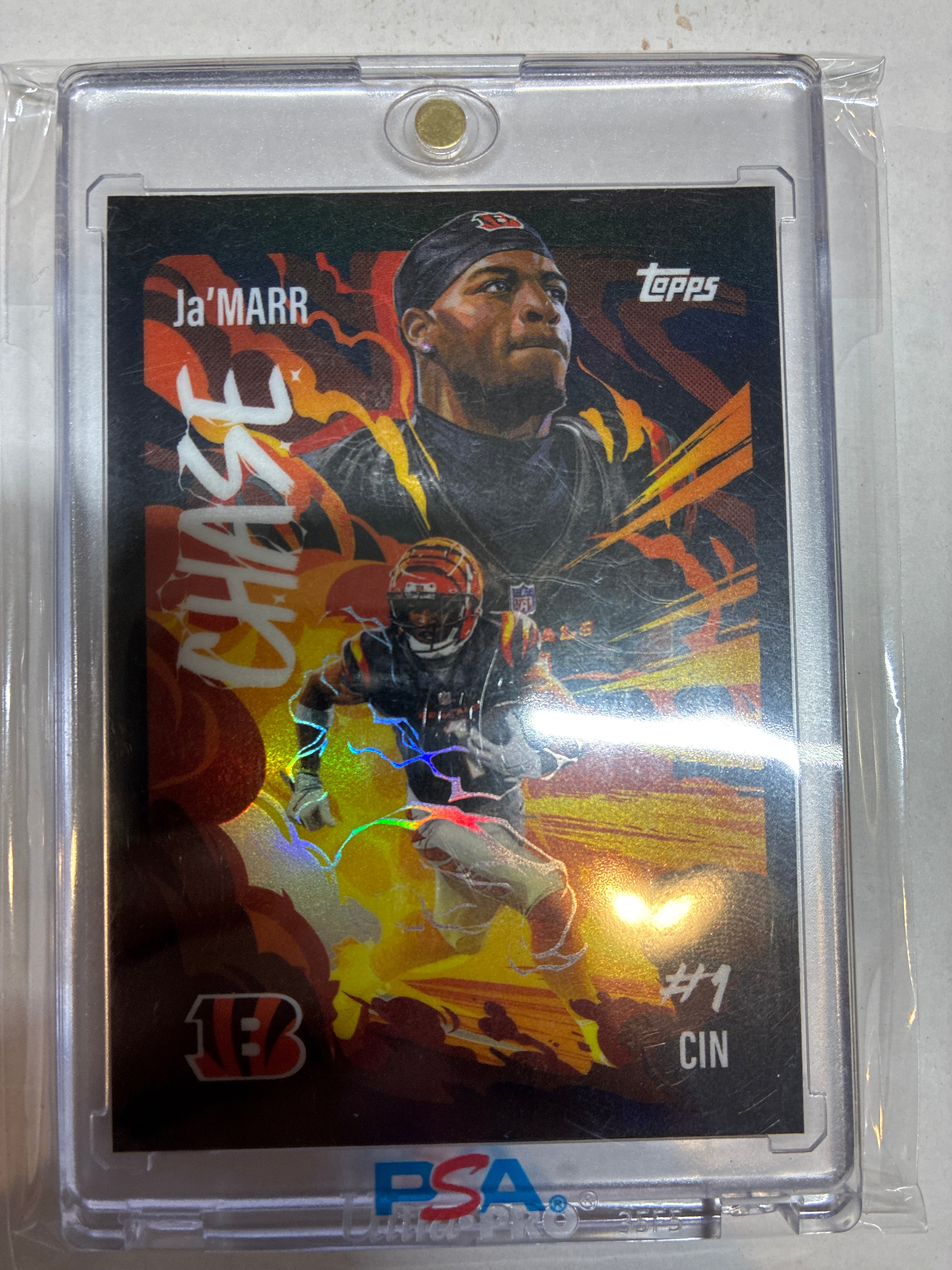 2025 Topps Chrome Ultra Violet Ja’Marr Chase #UV-16