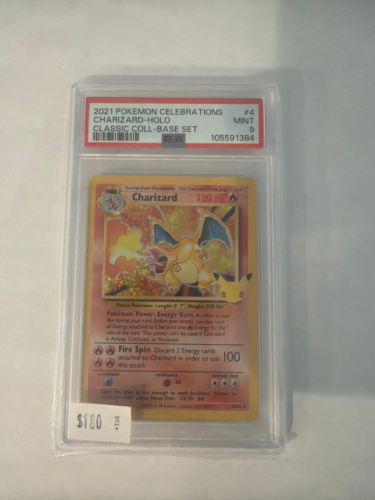 Charizard 25 celebrations 4/102 PSA9