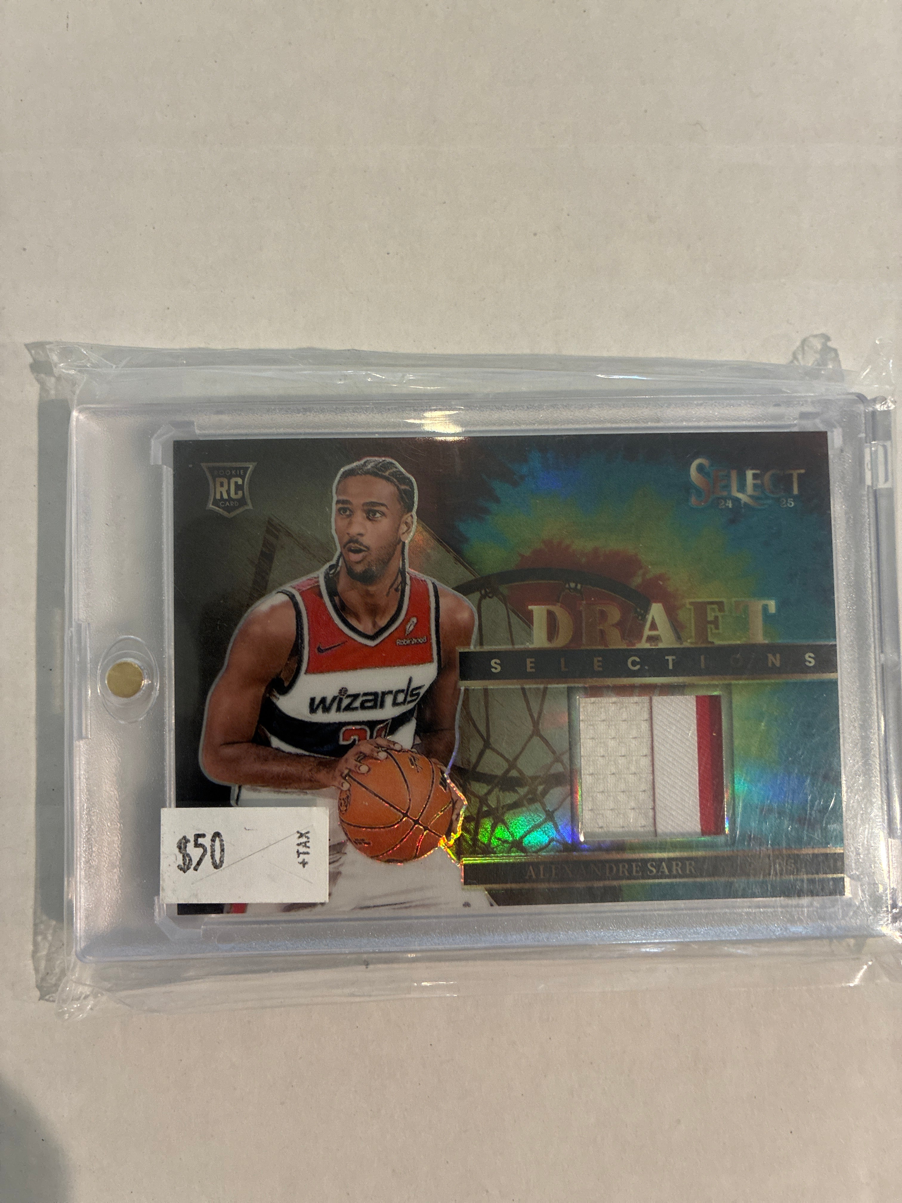 2024-25 Panini Select Basketball Alexander Sarr Patch 16/25