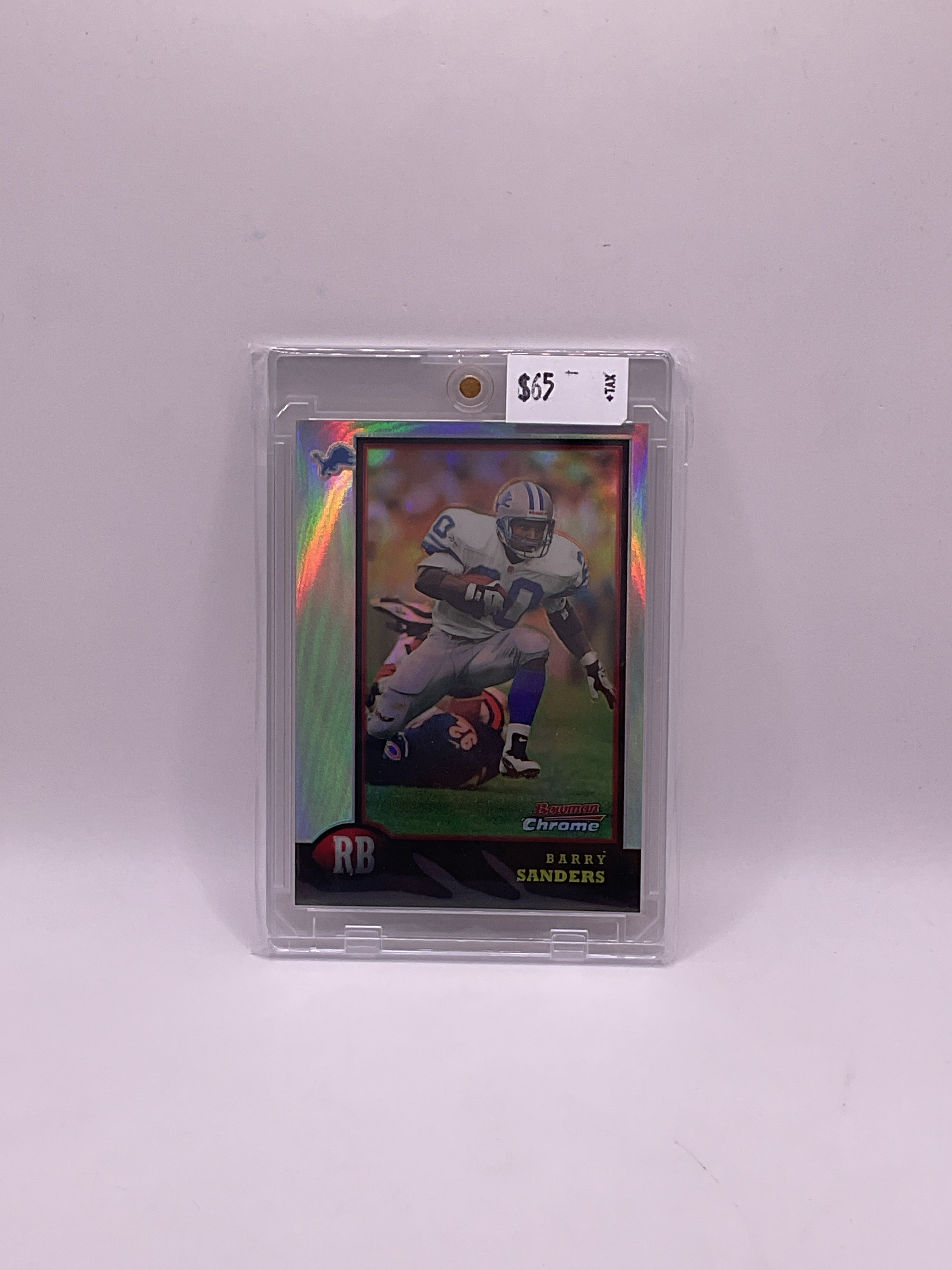 1998 Bowman Chrome Preview Barry Sanders Refractor