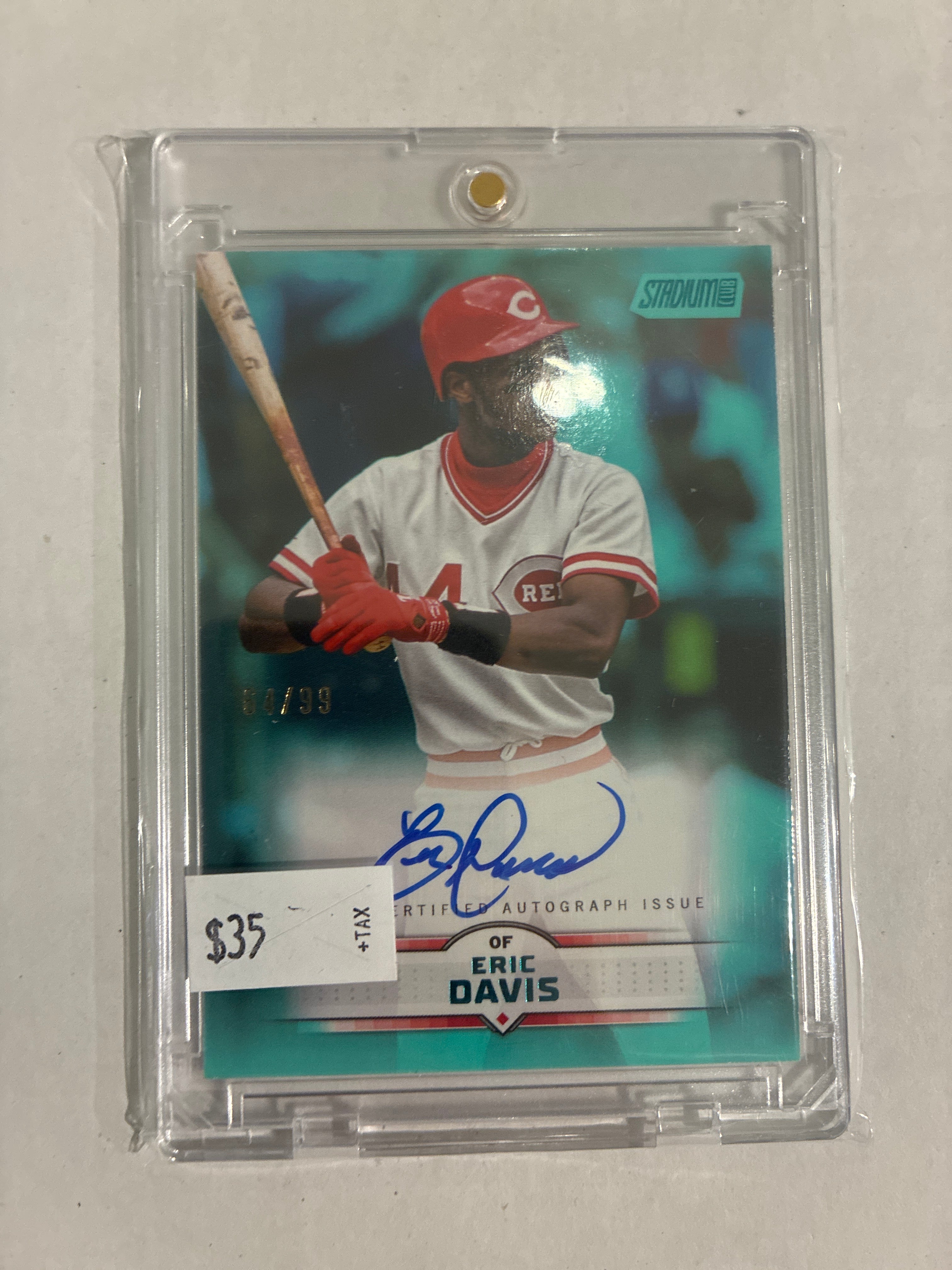 2025 Topps Stadium Club Eric Davis Auto 64/99