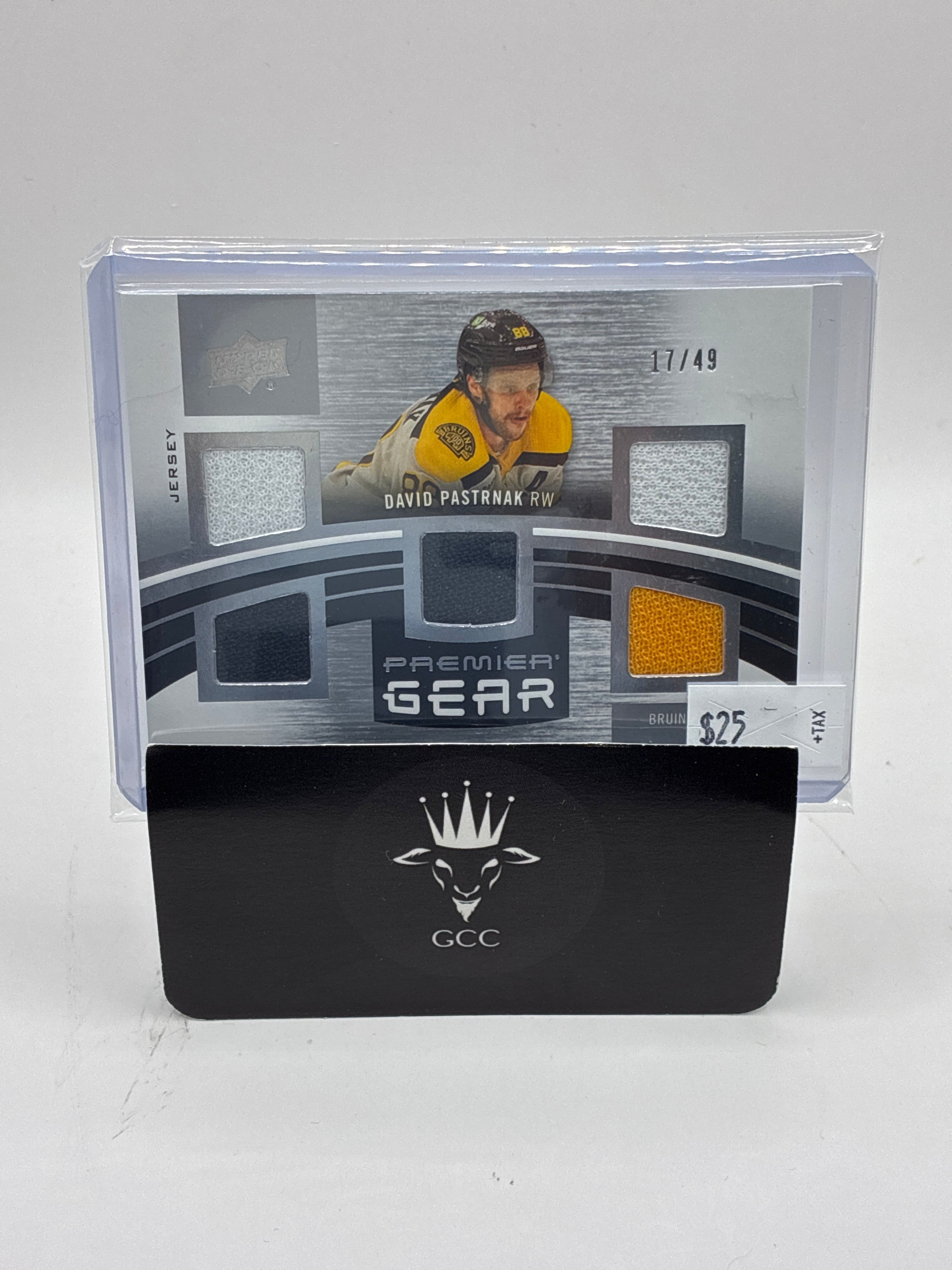 2023-24 Upper Deck Premier Gear Jersey David Pastranak 17/49