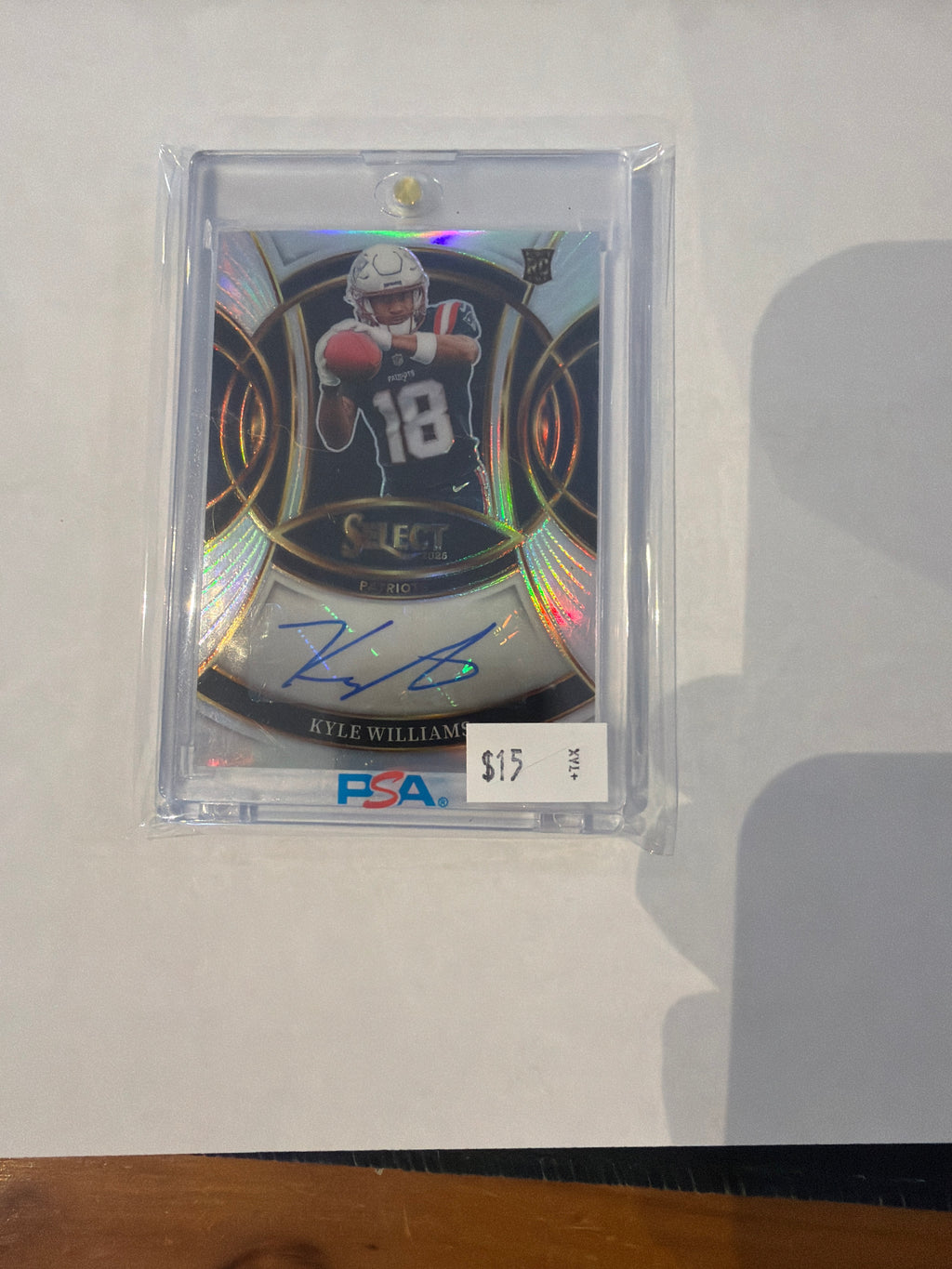 2025 Prizm Kyle Williams auto