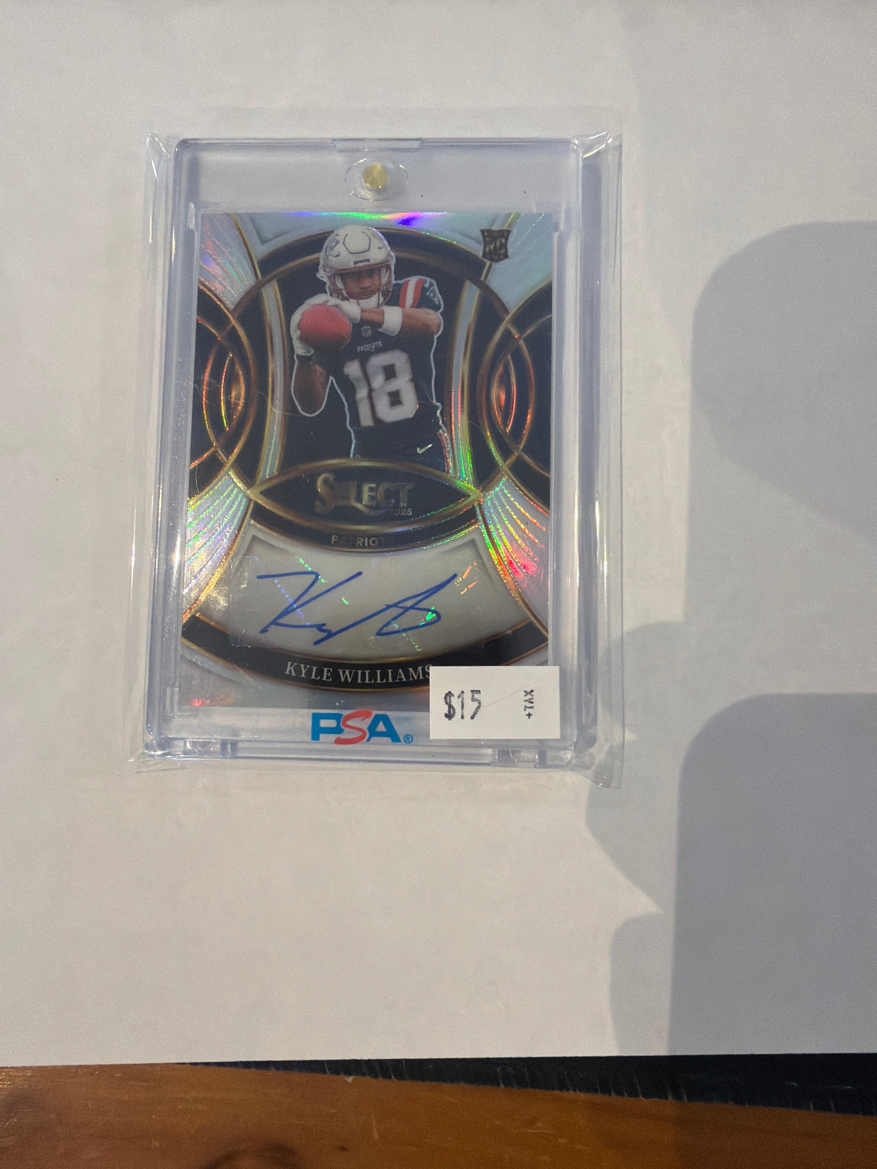 2025 Prizm Kyle Williams auto