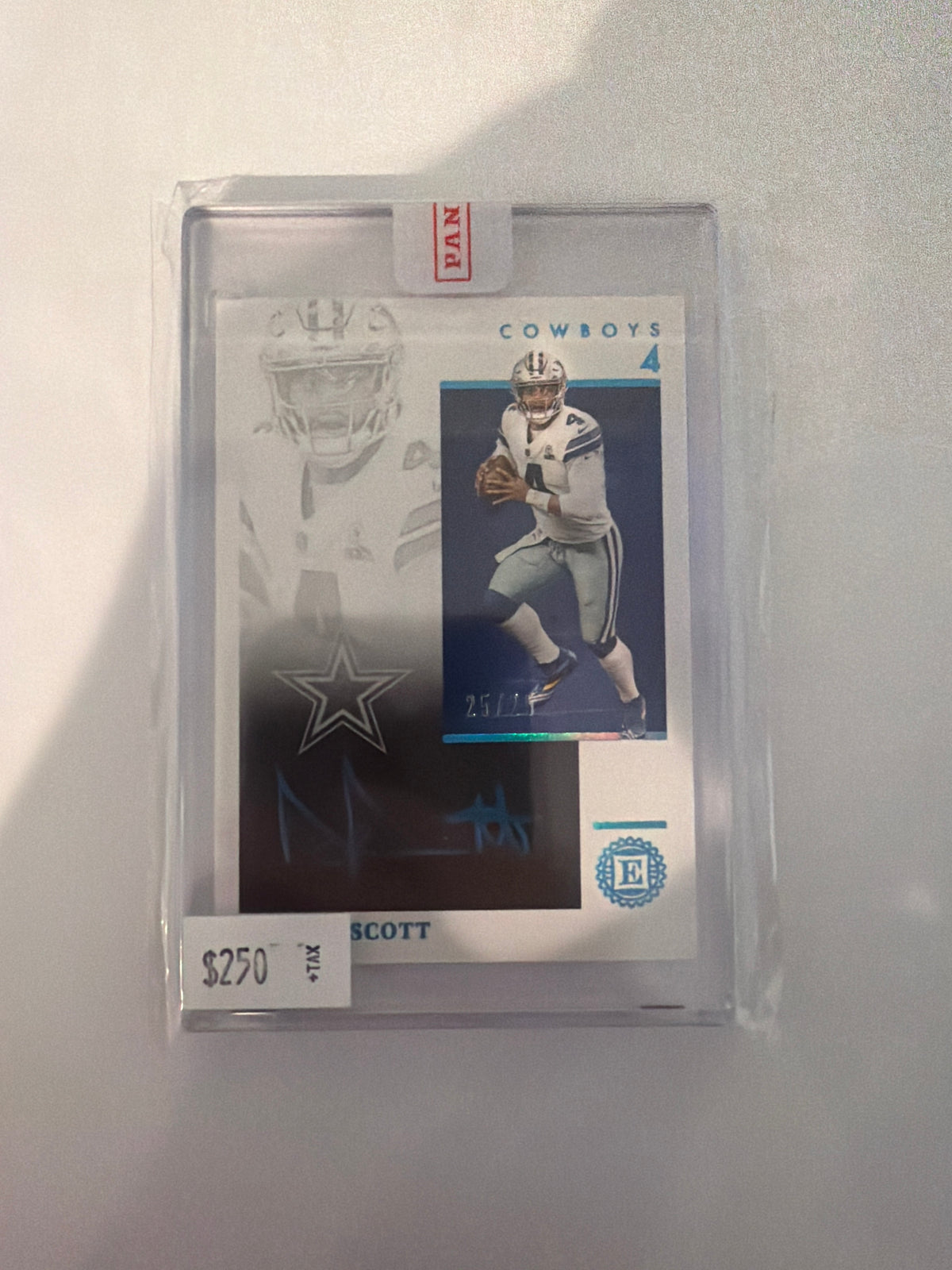 2021 Panini Encased Dak Prescott Autograph 25/25