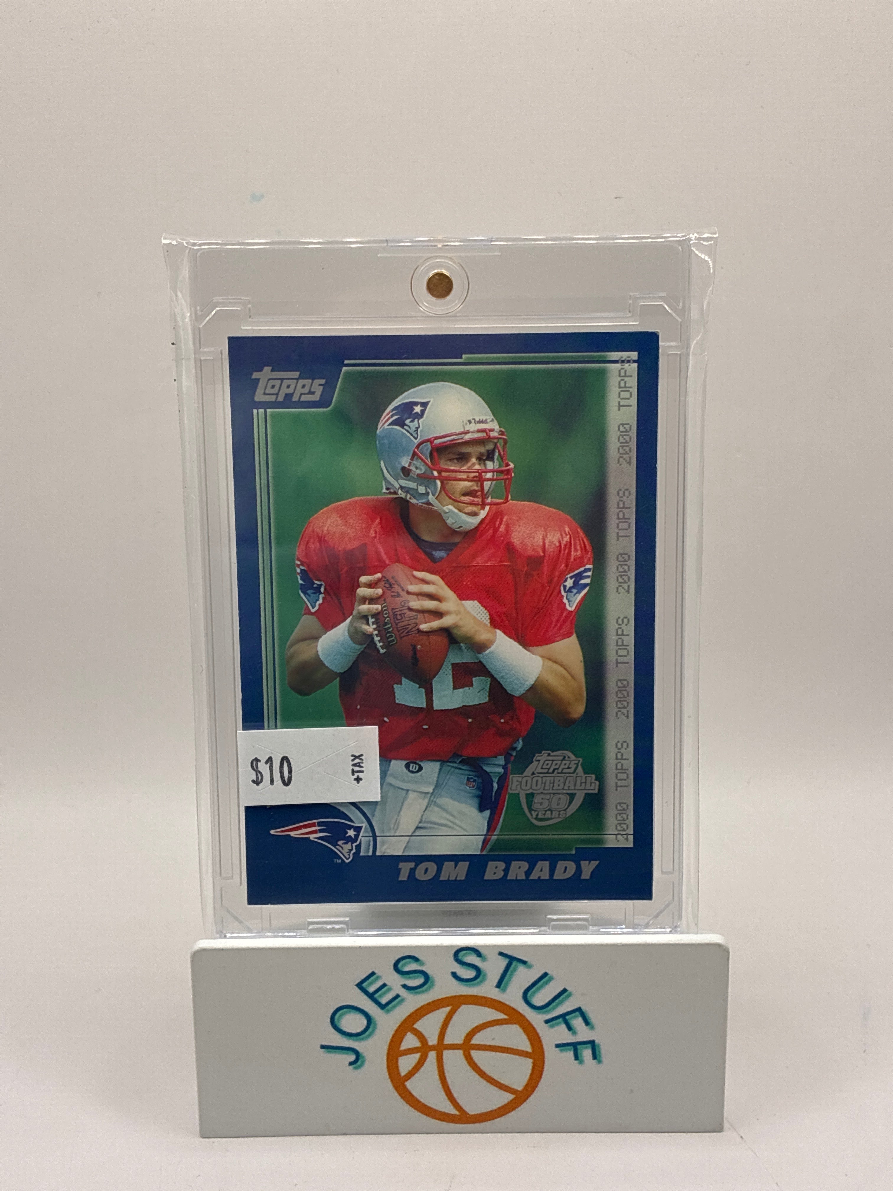 2005 Topps Hobby Shop Tom Brady Throwback Promos #6