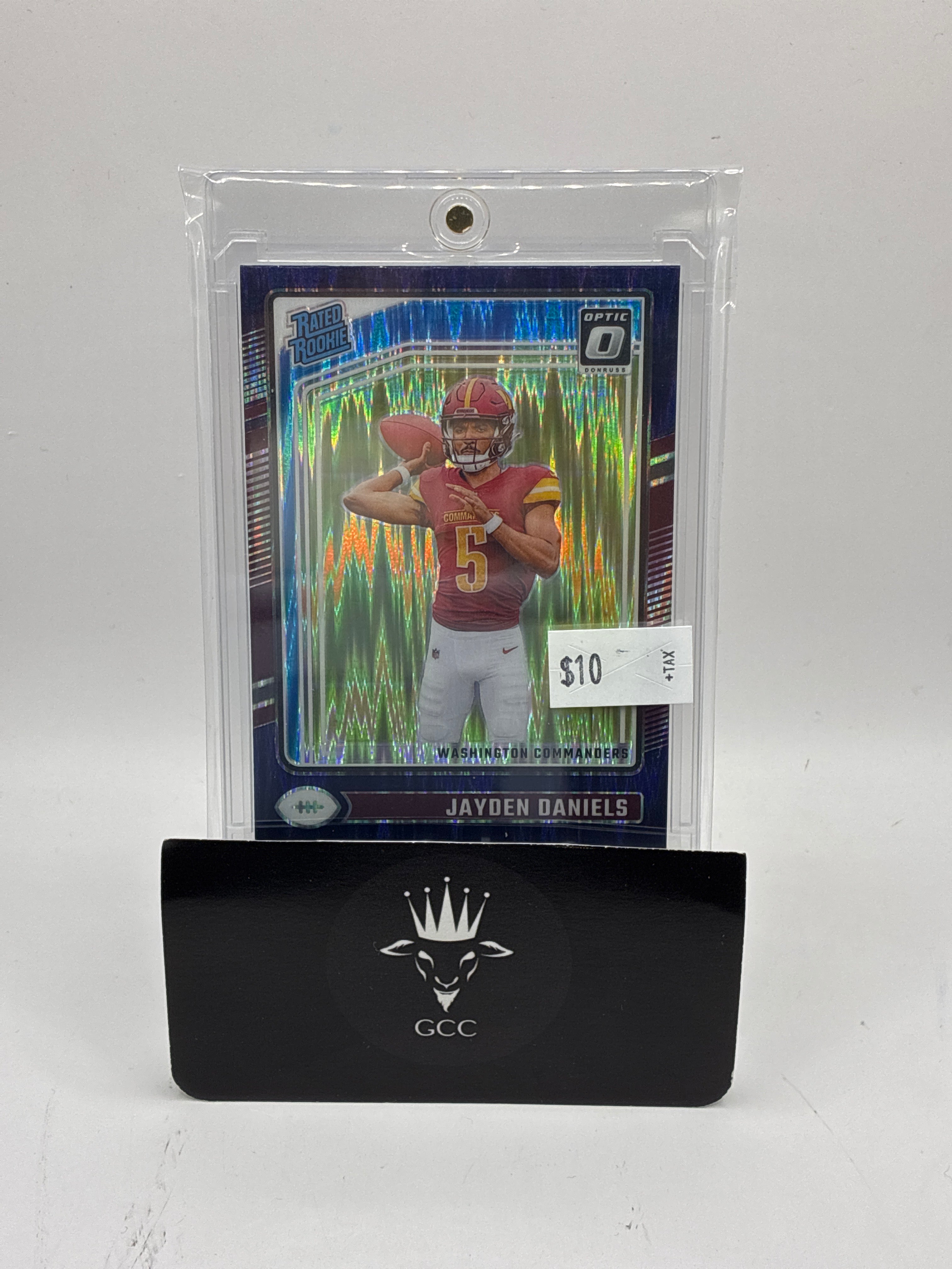 2024 Panini Donruss Optic Rated Rookie Jayden Daniels Purple Shock Prizm