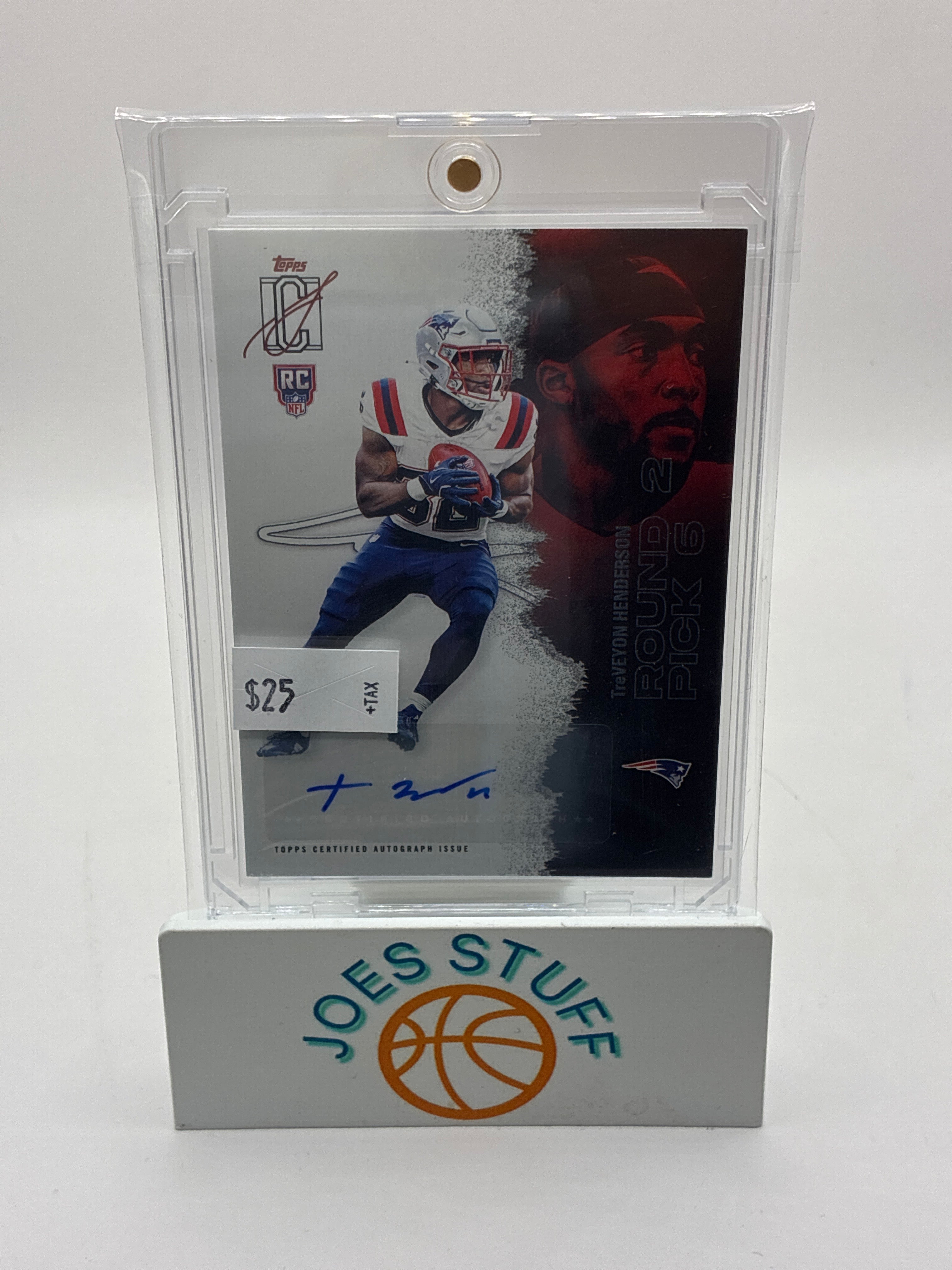 2025 Topps Signature Class TreVeyon Henderson Rookie Auto