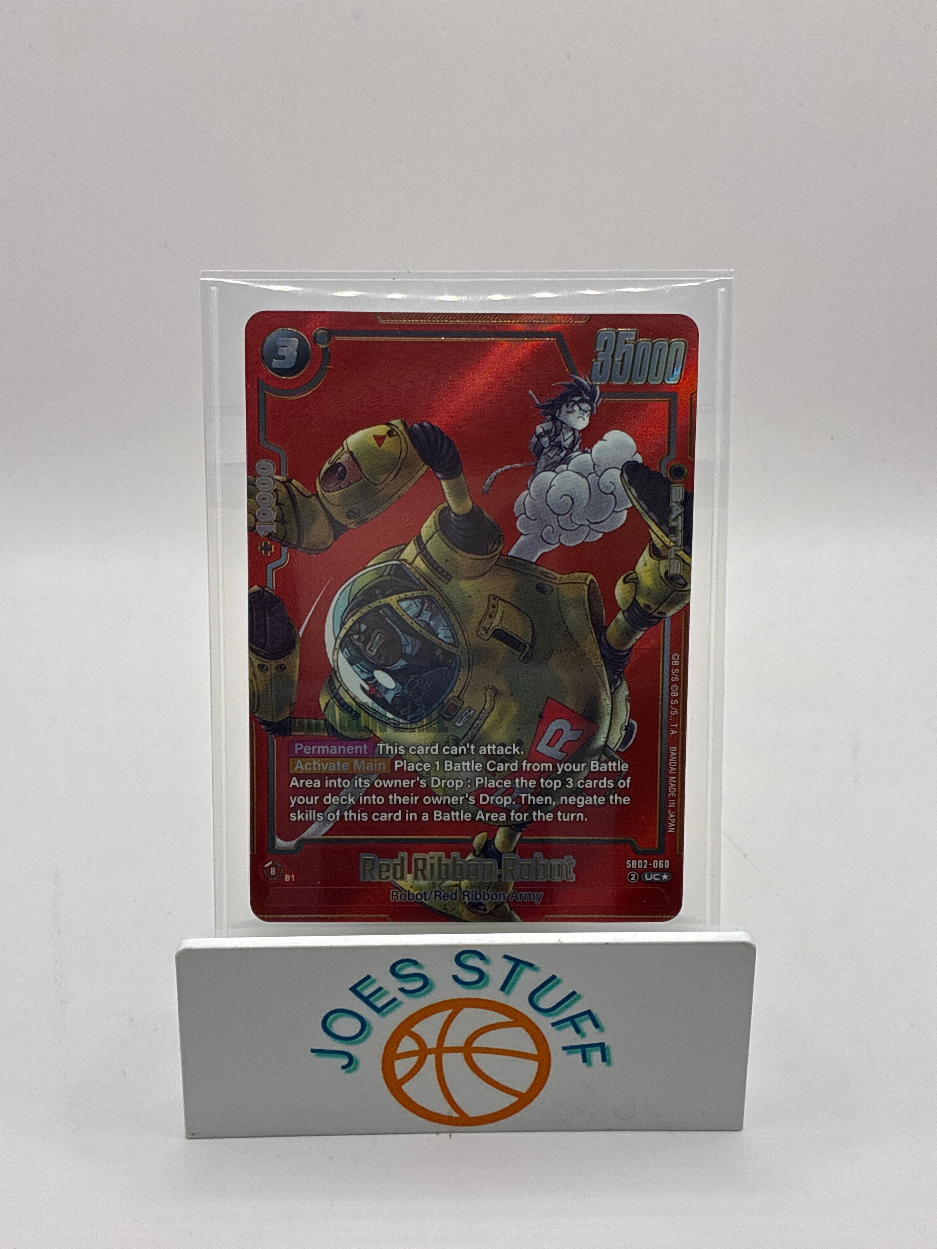 Dragon Ball Super Card Game Red Ribbon Robot SB02-060 UC Foil