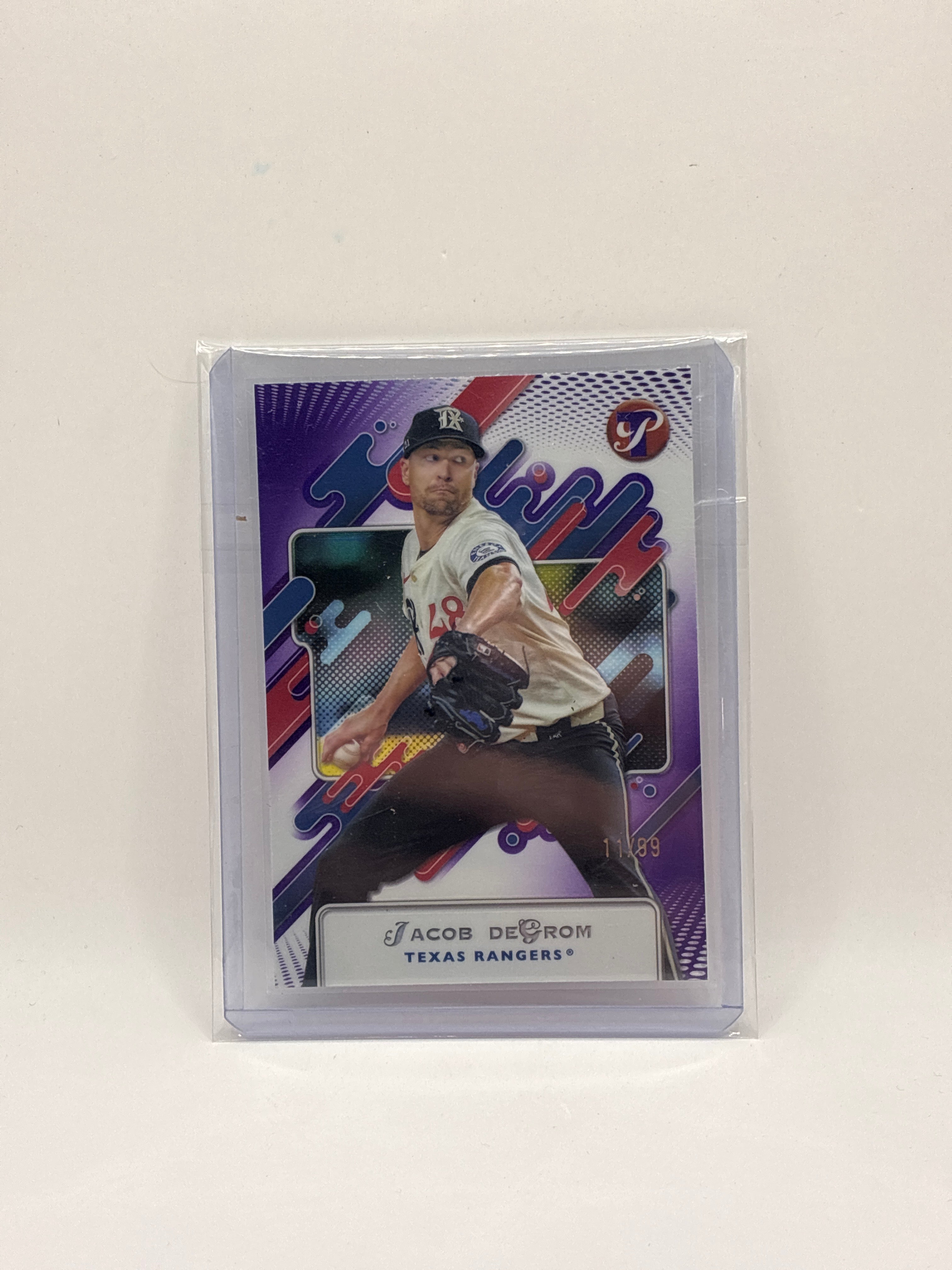 2025 Topps Pristine Kacob DeGrom #237 Purple Refractor 11/99