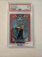 2023 mosaic Bryce young red sparkle PSA9