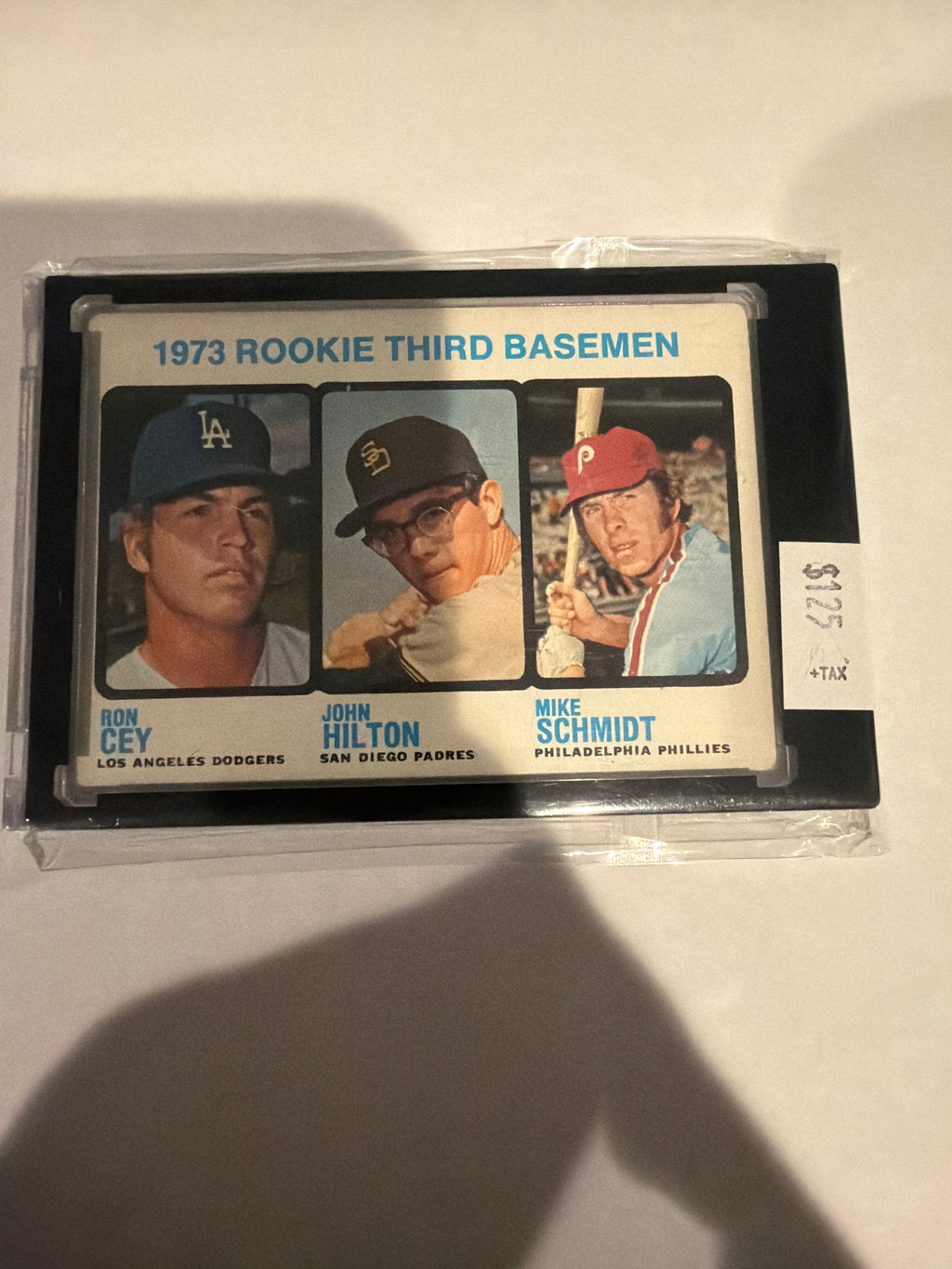 1973 Rookie Third Baseman Cey/Hilton/Schmidt