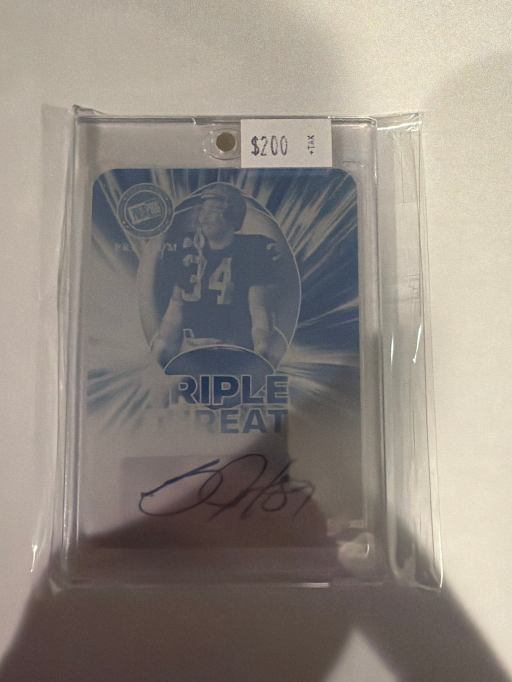 2024 Press Pass Triple Threat Bo Jackson Printing Plate 1/1