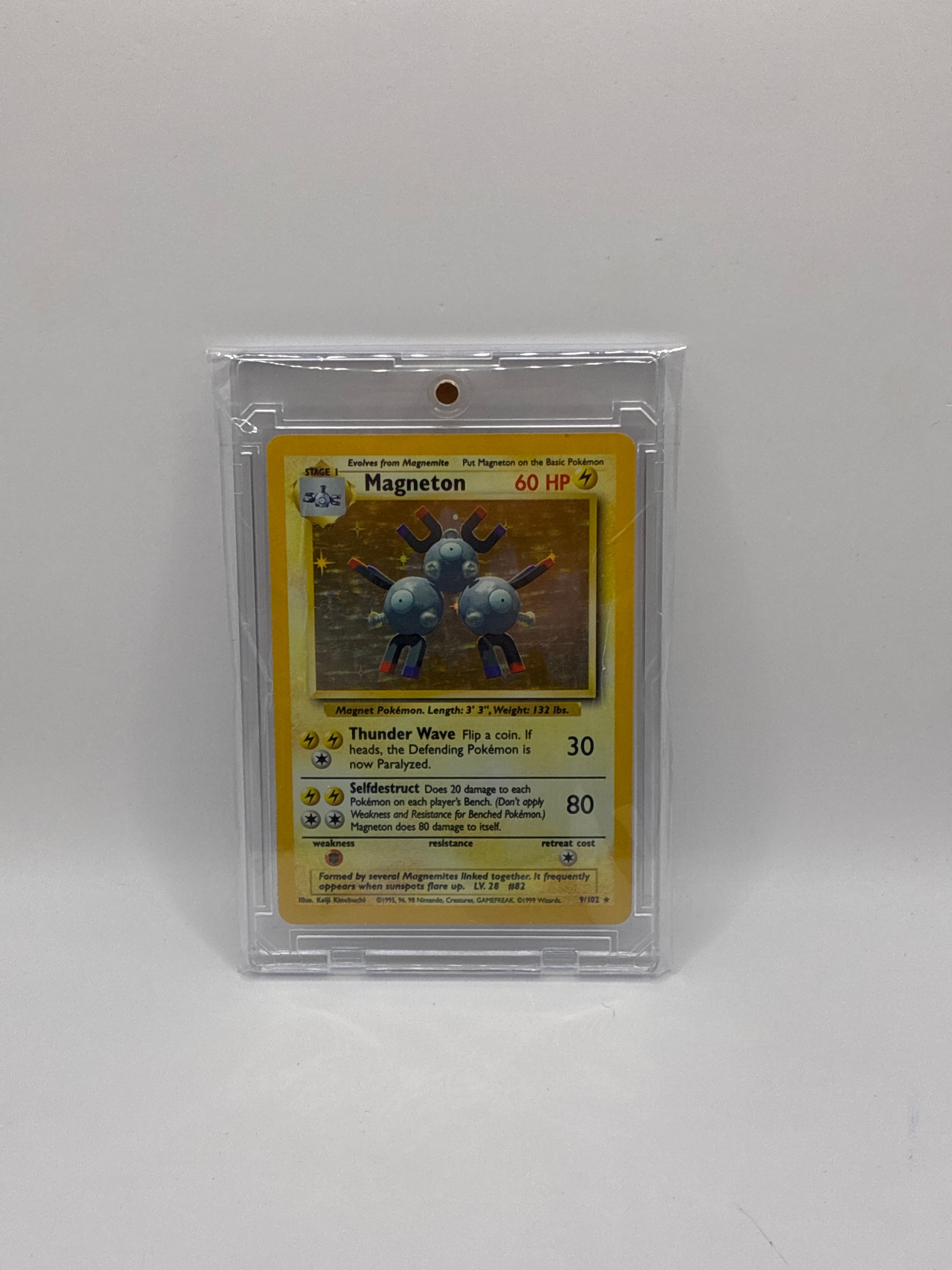 Pokemon Magneton 9/102 Base Set Holo Rare