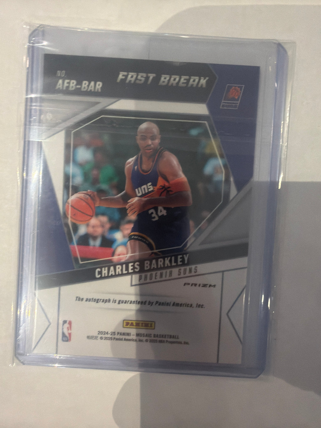 2024/25 mosaic fast break Prizm Charles Barkley auto