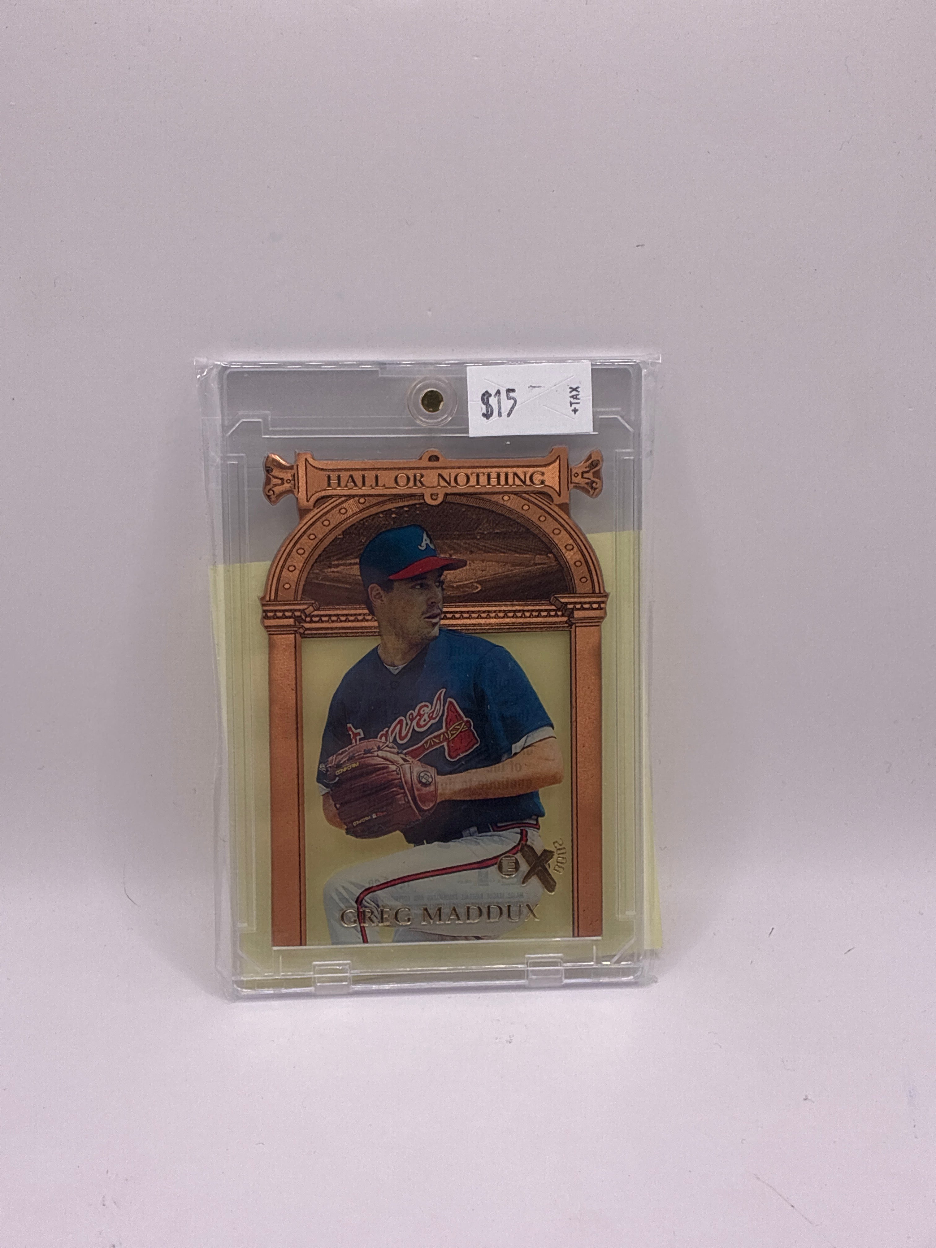 1997 EX 2000 Hall or Nothing Greg Maddux Copper
