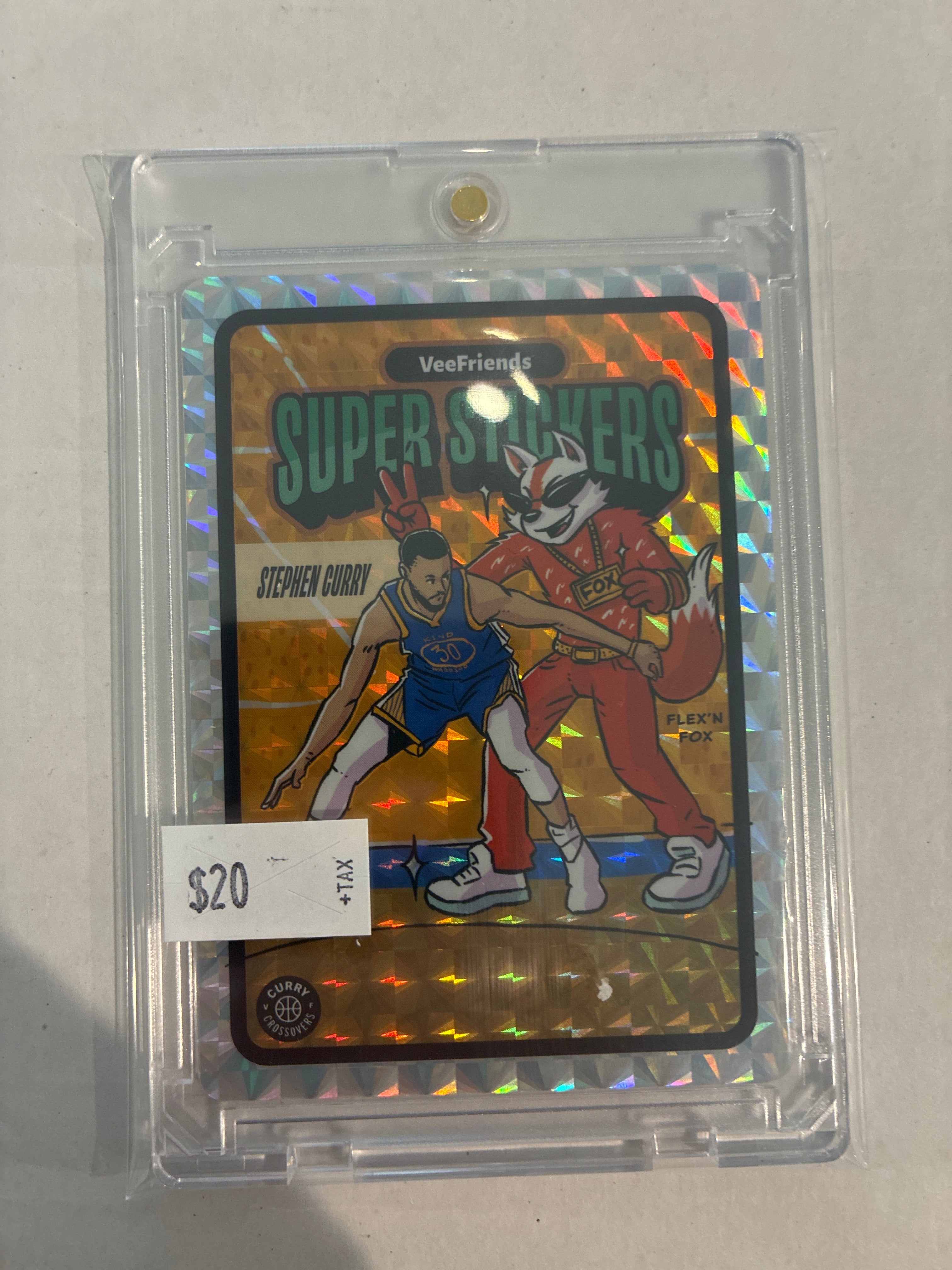 2025 VeeFriends Steph Curry Stickers Flex’n Fox