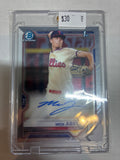 2021 Bowman Chrome Prospects Autographs Mick Abel