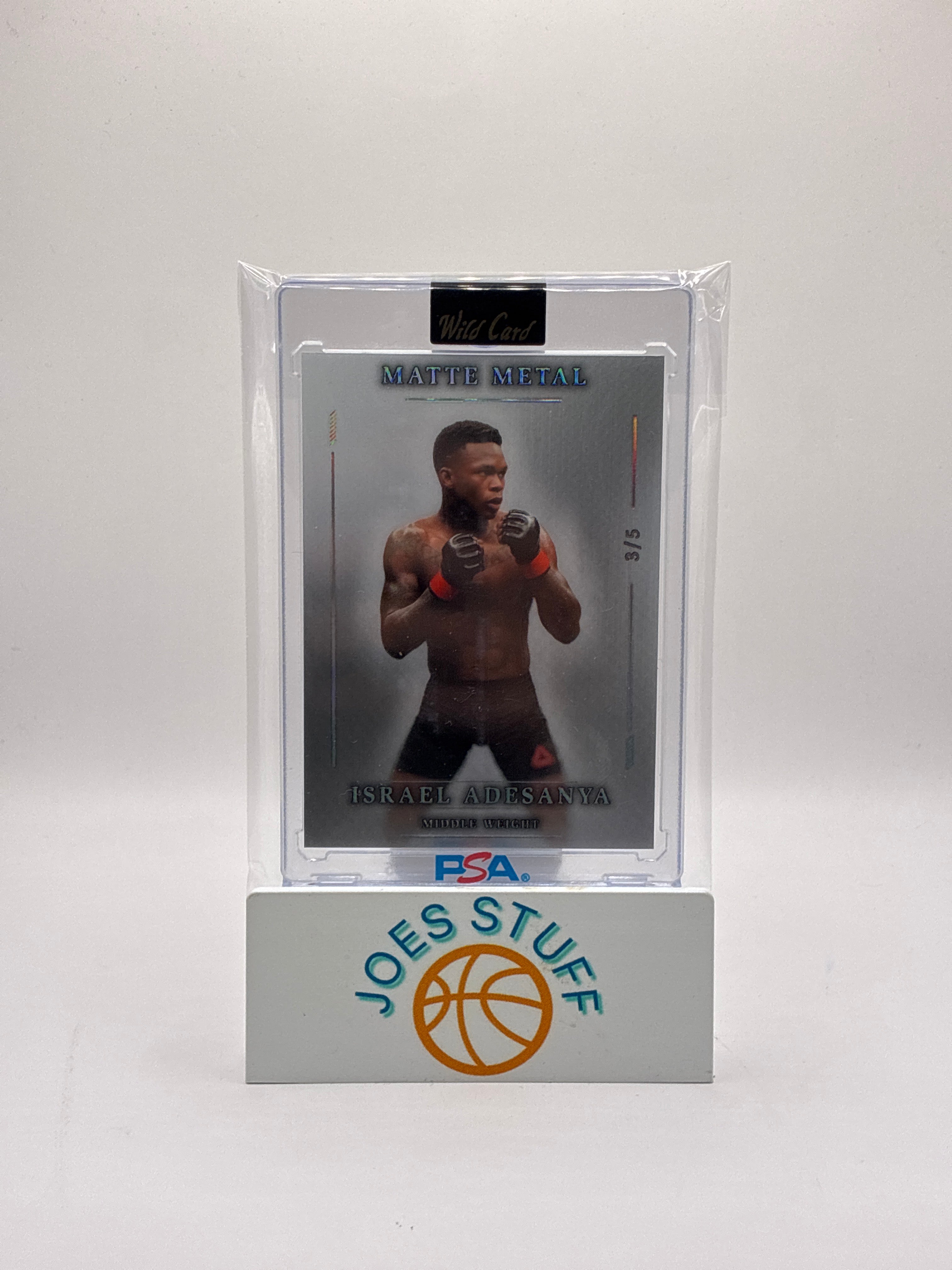 2026 Wild Card Matte Metal Israel Adesanya 3/5