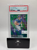2025 Panini Mosaic Rookies Cam Skattebo Green Mosaic Prizm PSA 10
