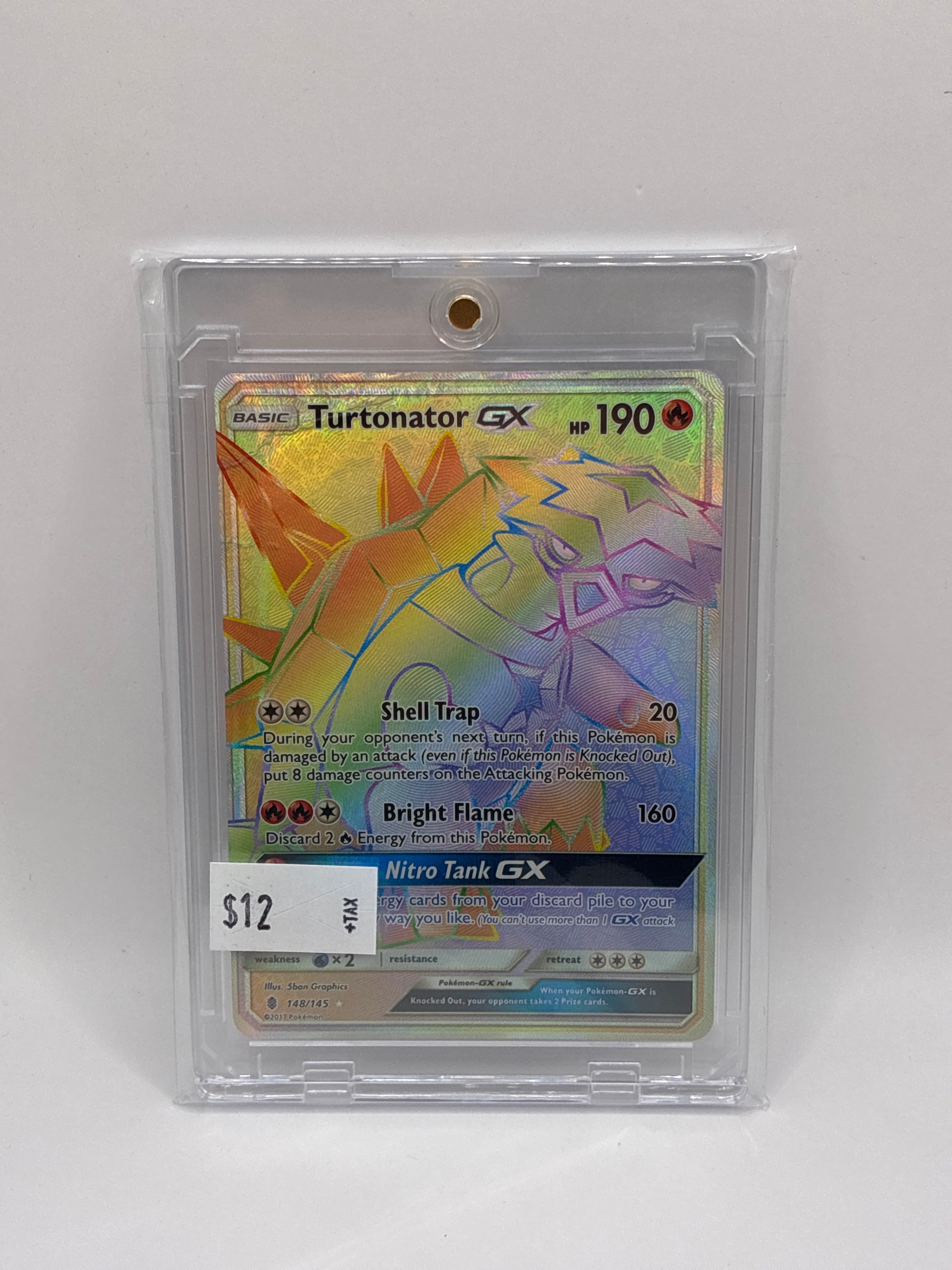 Turtonator GX (Secret) 148/145 Sm-Guardians Rising Holo