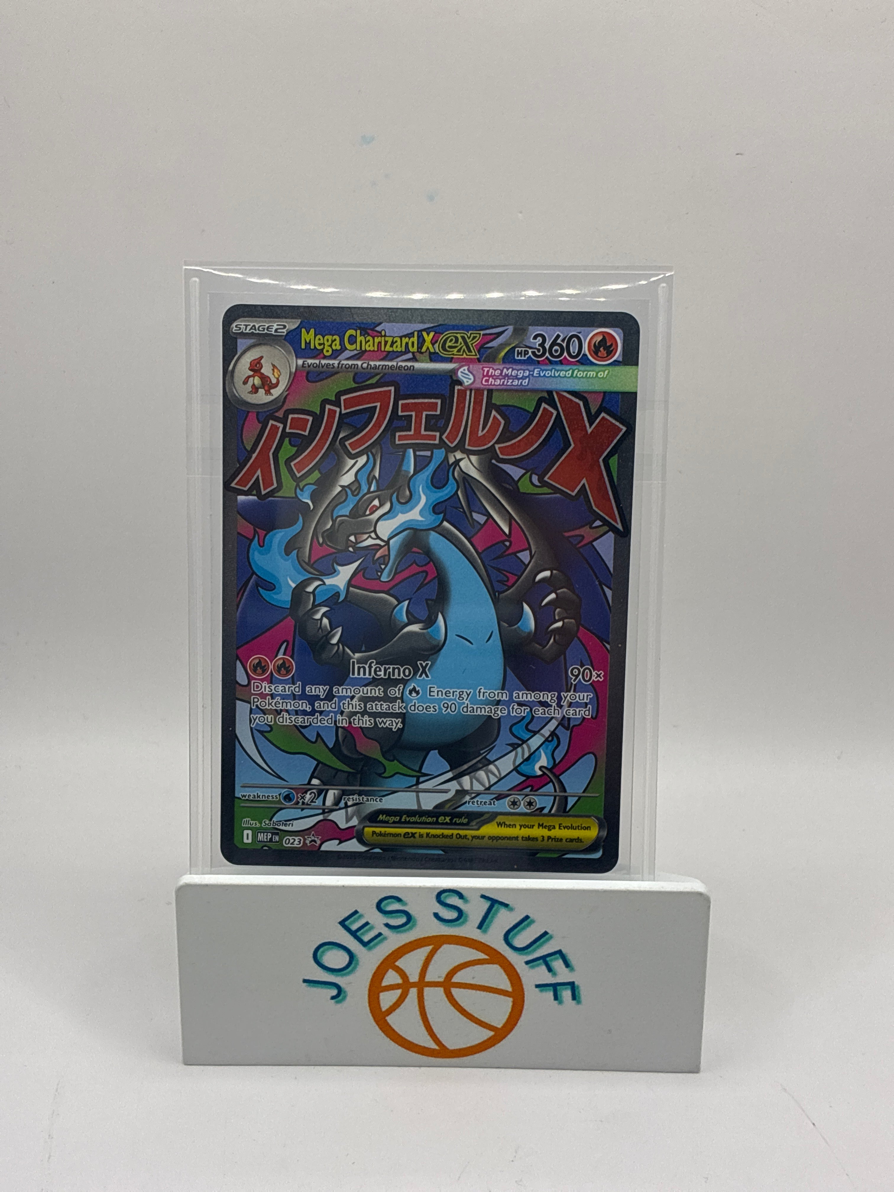 Mega Charizard X ex 023 Me: Mega Evolution Promo Holo
