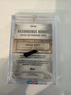 2025 Topps resurgence rookie ￼Drake Maye auto