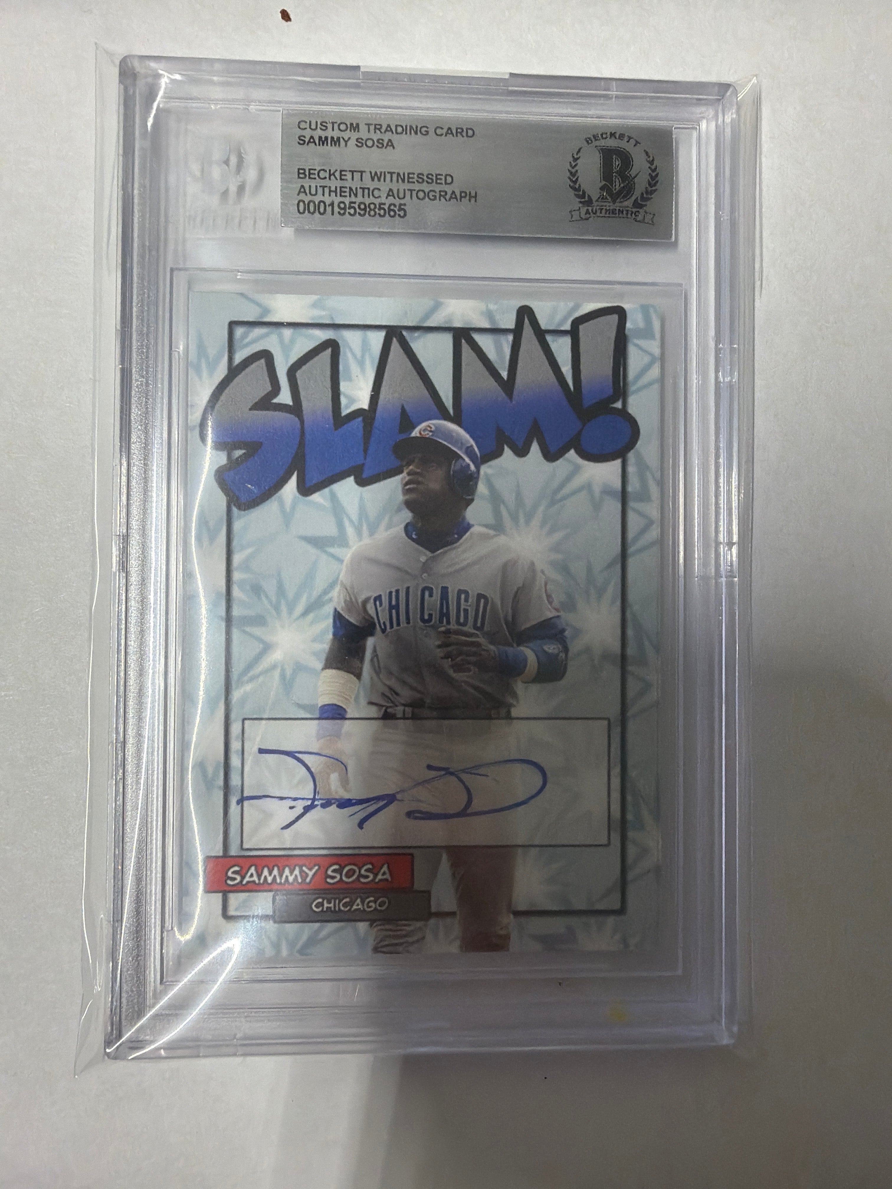 Custom Sammy Sosa Beckett