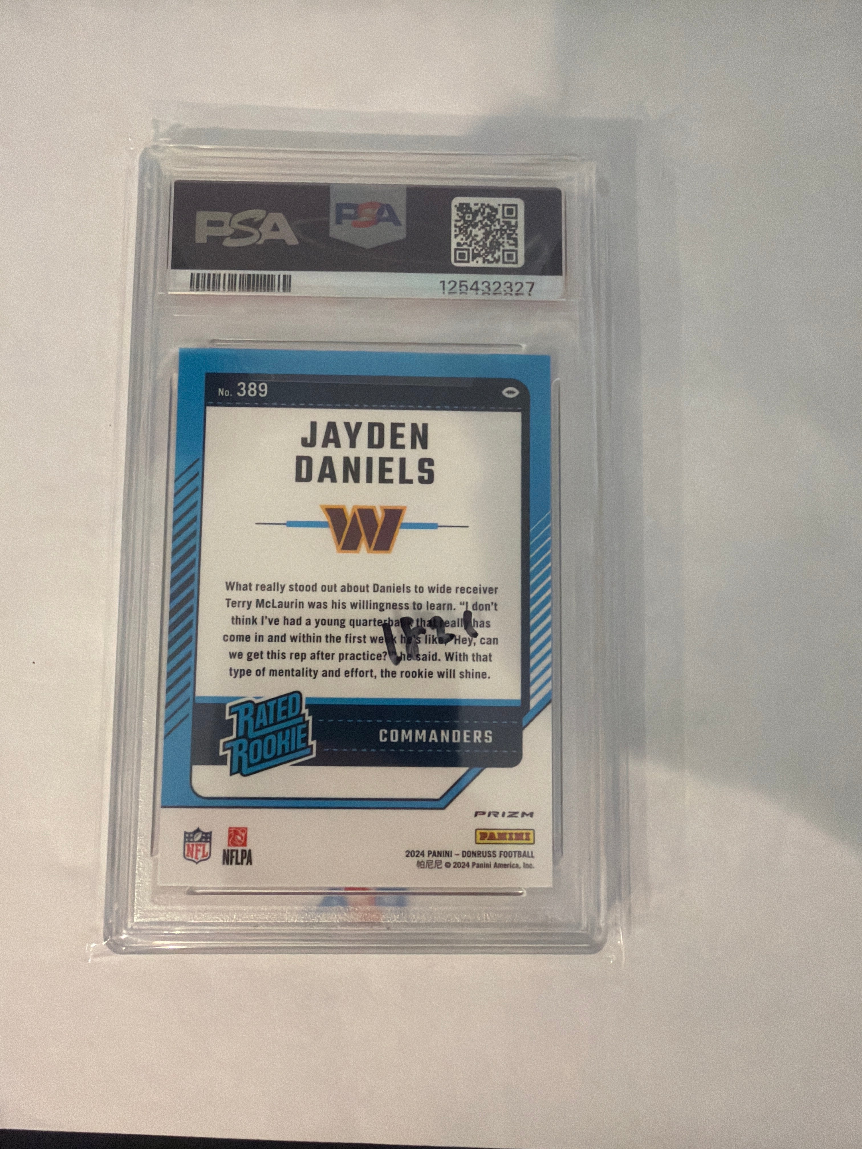 2024 Donruss Jayden Daniels optic preview red wave