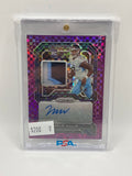 2022 Panini Prizm Malik Willis Rookie Patch Purple Power Prizm 25/49 Autograph