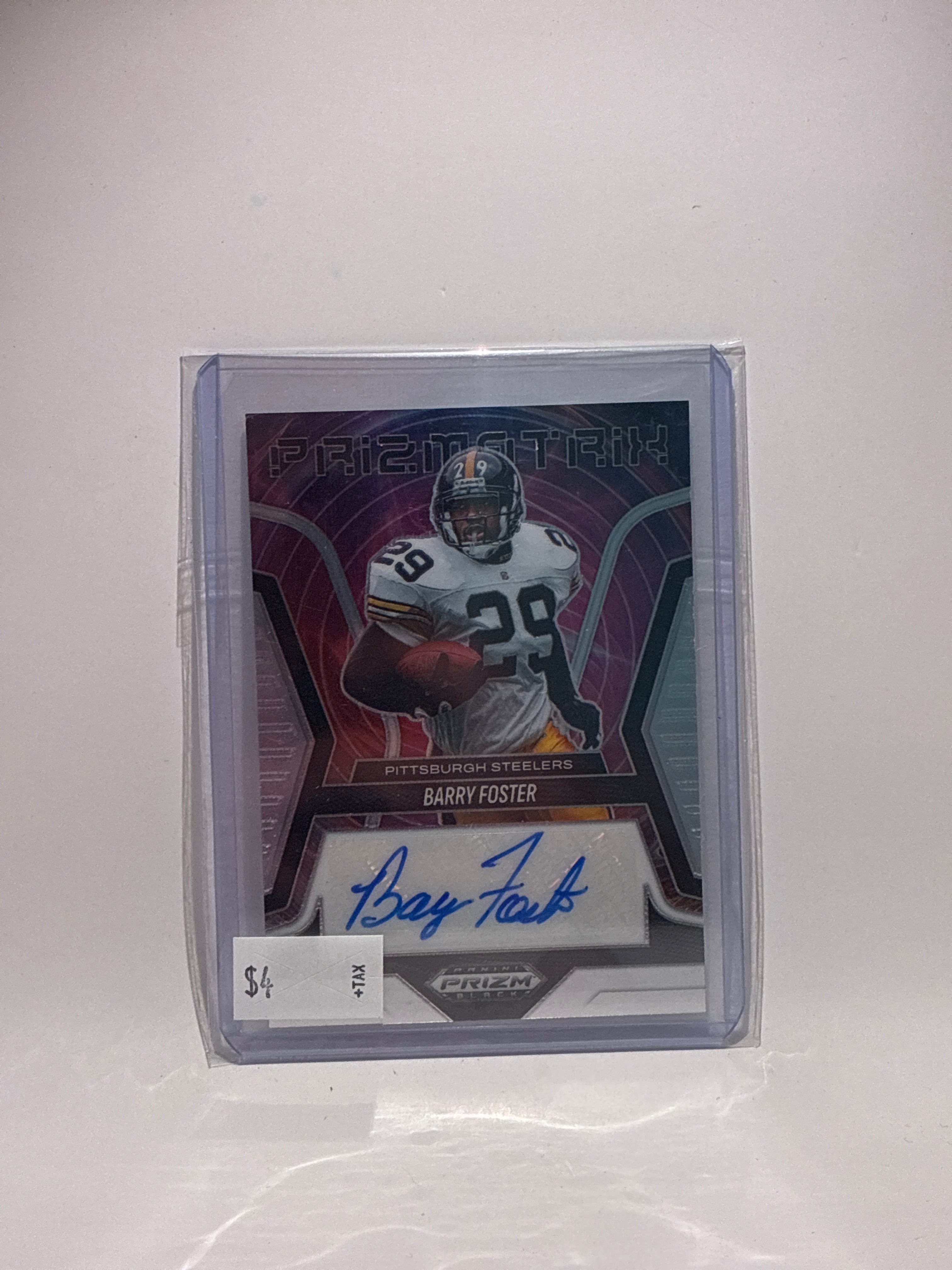 2025 Panini Prizm Barry Foster Prizmatrix Autographs