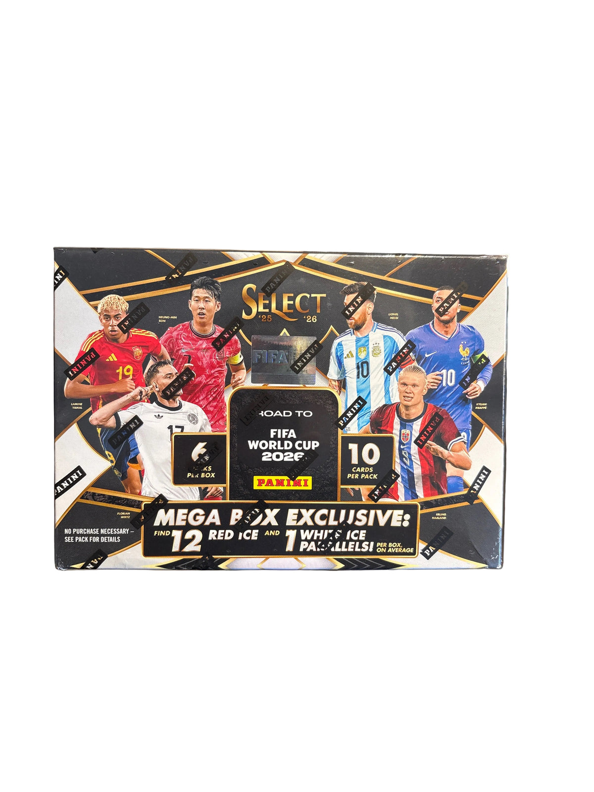 2025/26 Panini Select Road To FIFA World Cup 2026 Mega Box