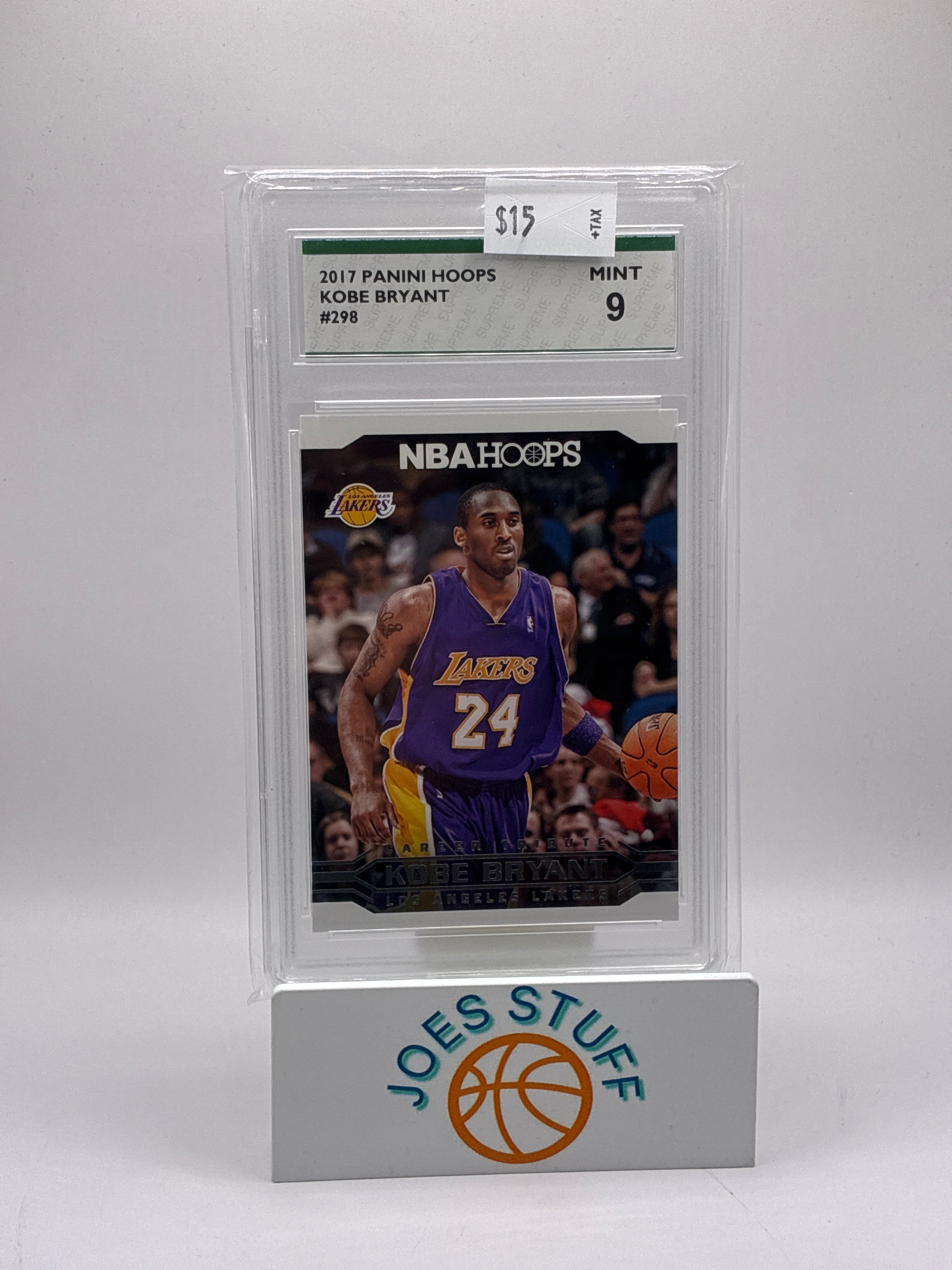 2018 Panini NBA Hoops Kobe Bryant Career Tribute #298 SP9