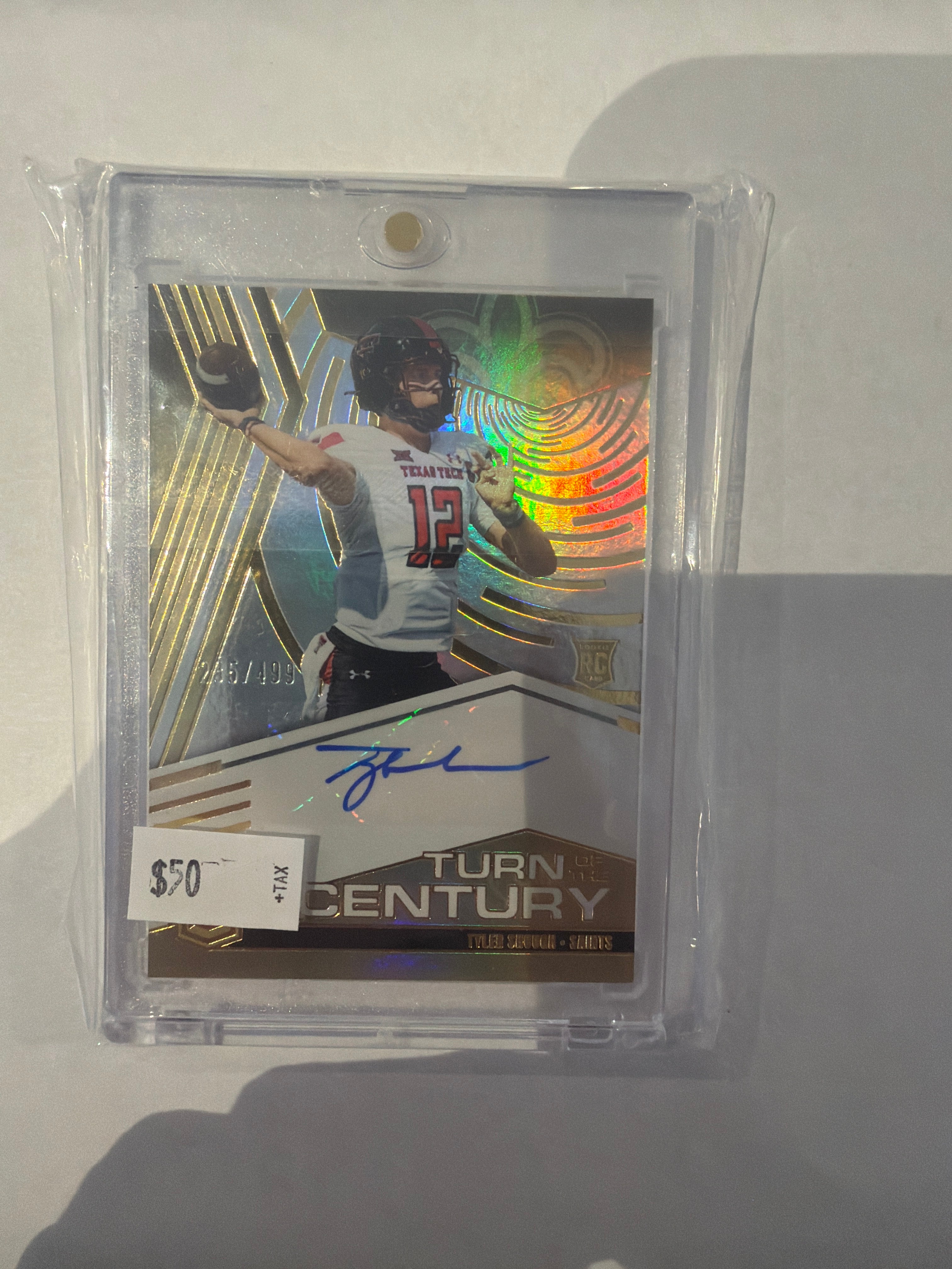 2025 Donruss elite turn of the century Tyler Shough 235/499 auto