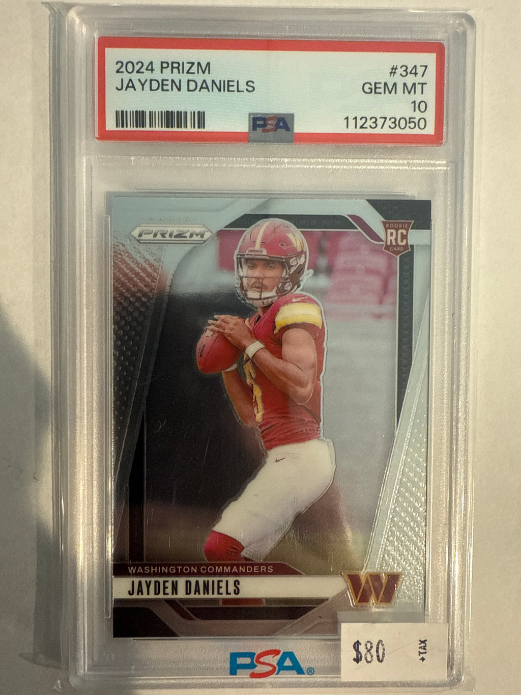 2024 Prizm Jayden Daniels PSA 10