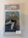 2025 Topps finest Paul Skenes sky blue refractor 8/250 GGS 10